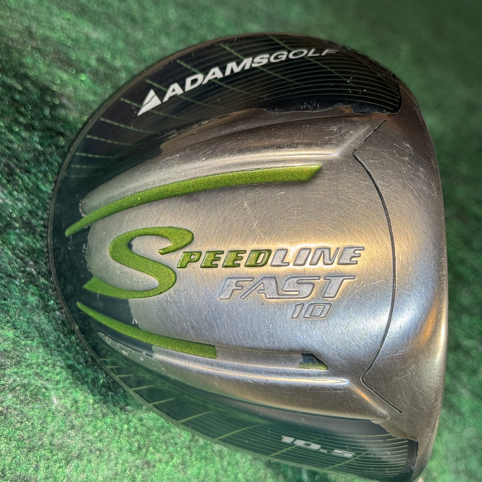 Adams Golf Speedline Fast 10 Driver 10.5 Loft Aldila Wasabi 50-R Golf Pride Grip
