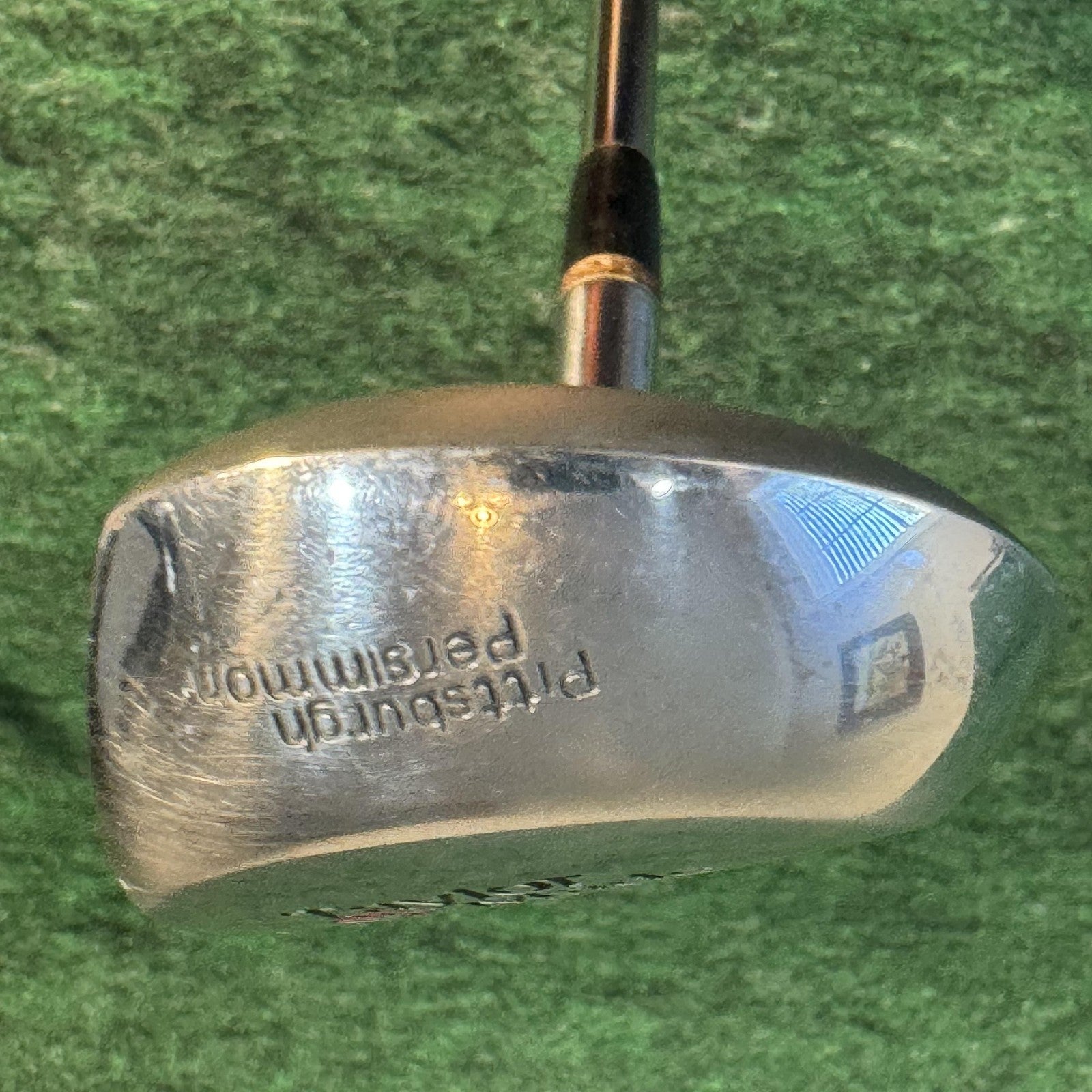 Vintage Taylor Made Pittsburgh Persimmon 5 Wood 23° Mens LH R Light Steel USA