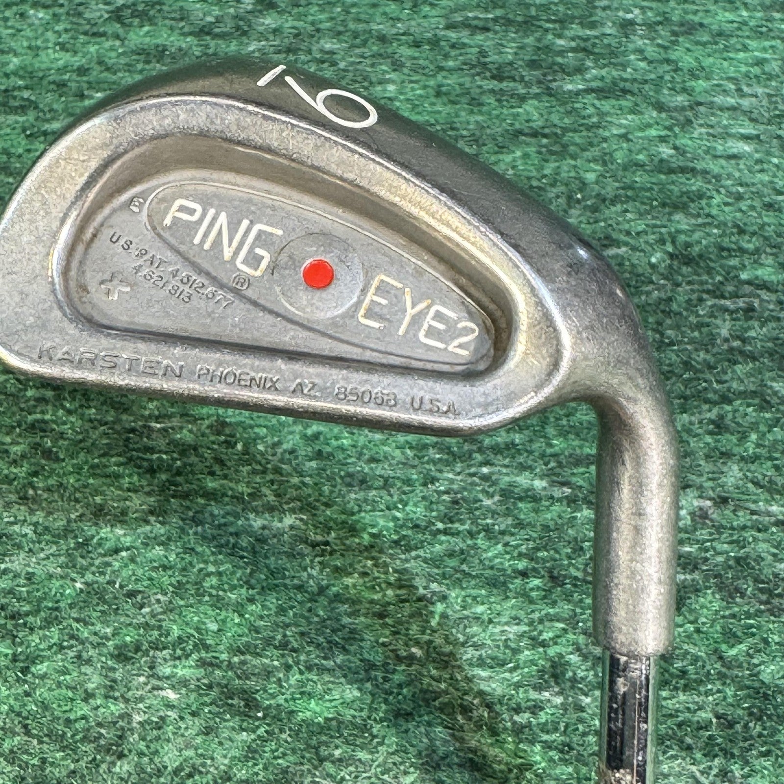 Vintage Ping Eye 2 9 Iron Red Dot JZ Steel Shaft Golf Pride Grip RH USA