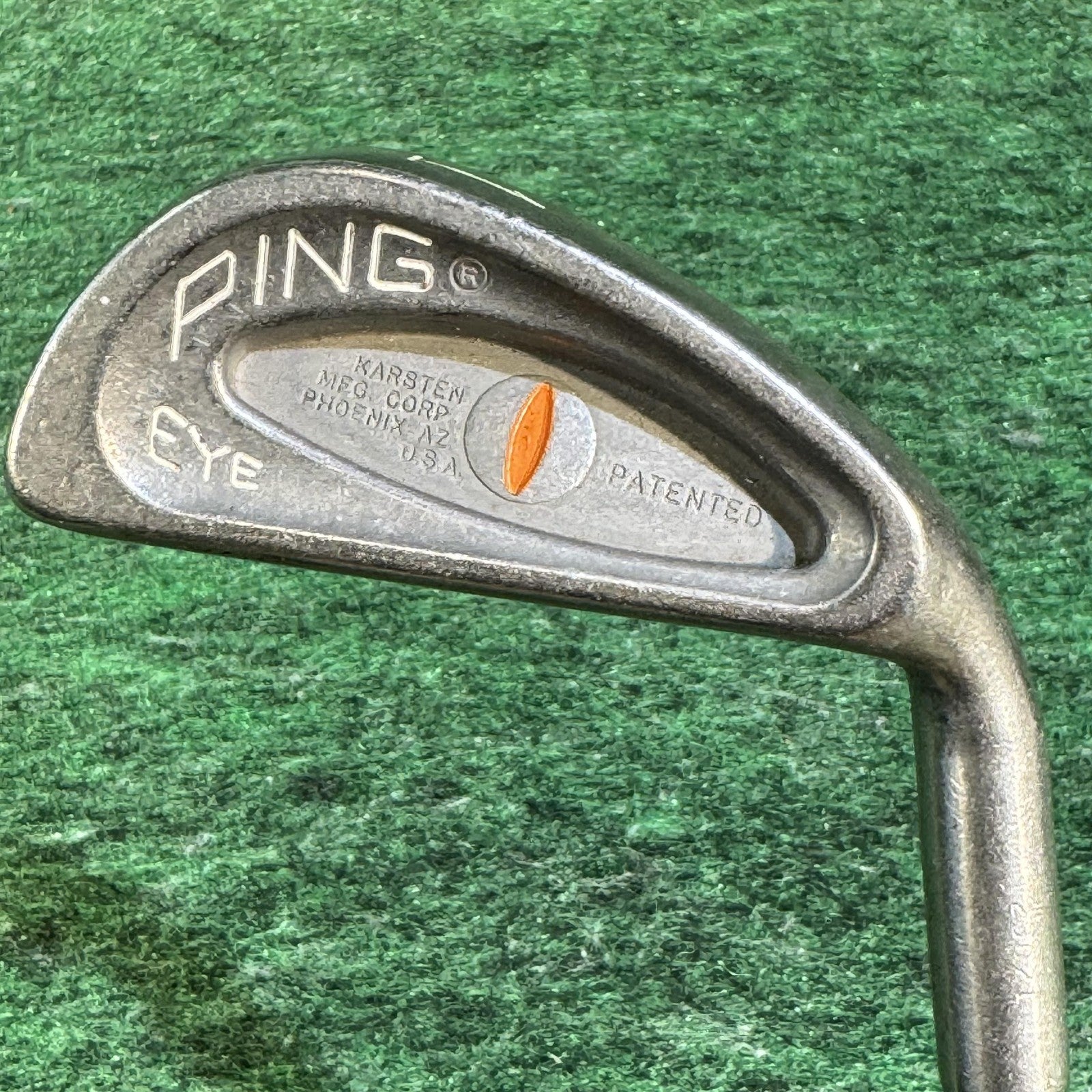 Vintage Ping Eye 1 Iron Karsten Phoenix AZ Steel Shaft USA Driving Iron