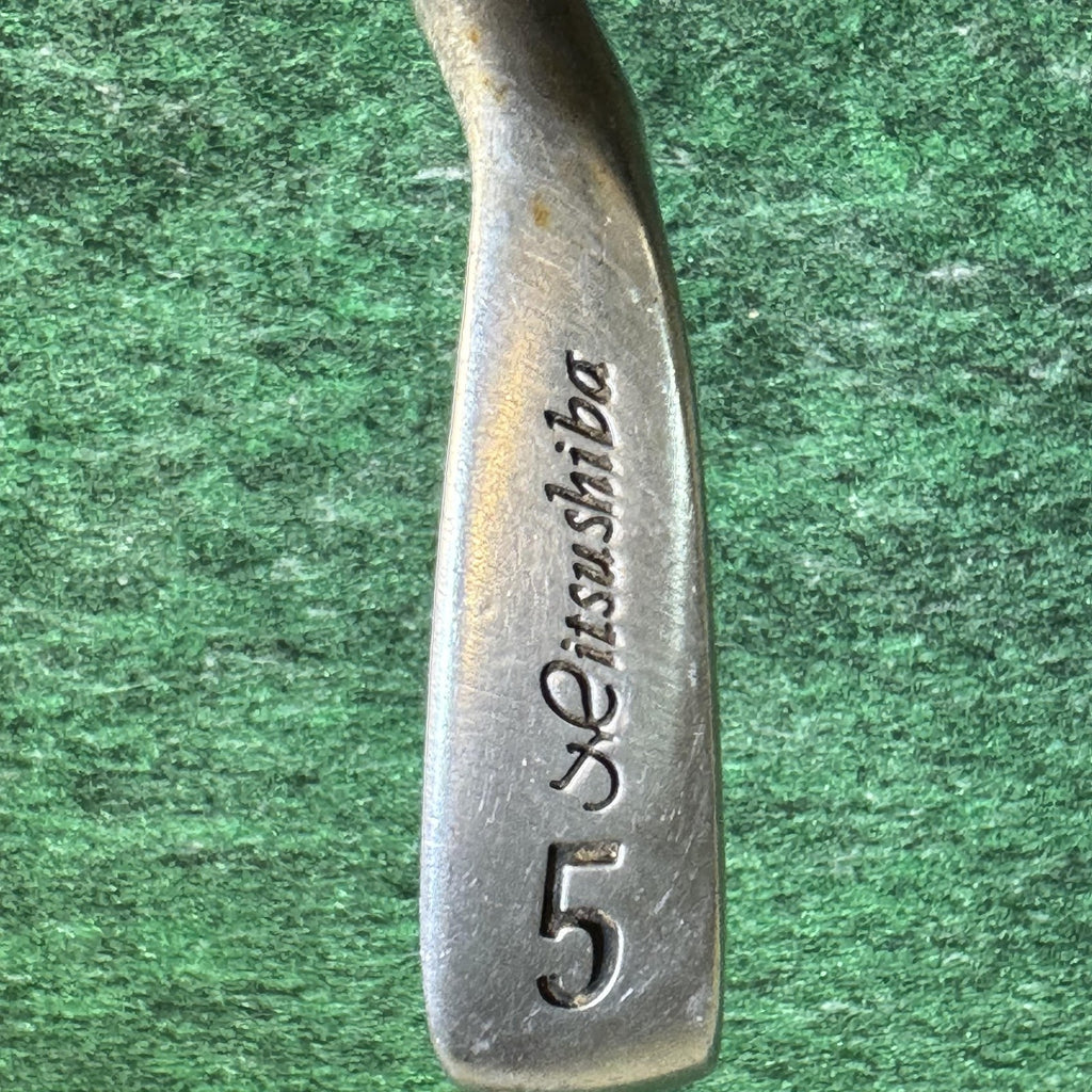 Vintage Mitsushiba Shadow Iron Golf Club Set 3-9, P Steel Shaft Mixed Grips