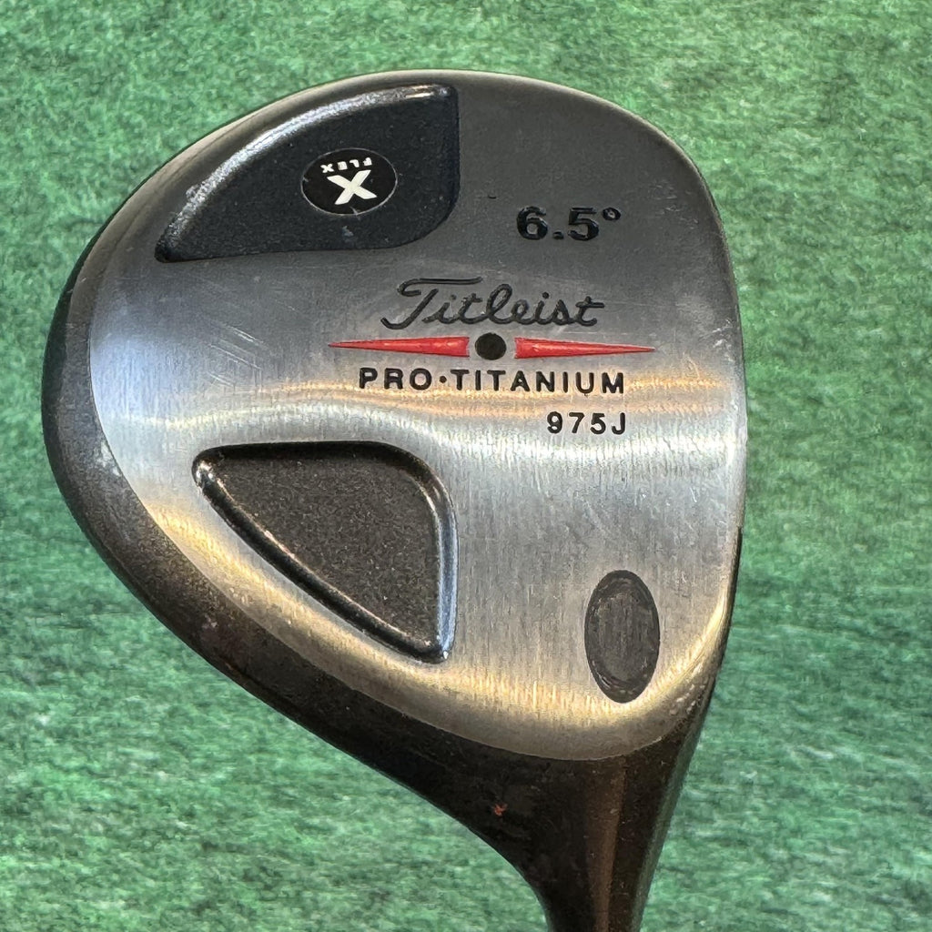 Vintage Titleist 975J Pro Titanium Driver 6.5° X Flex Mens Graphite Golf Club