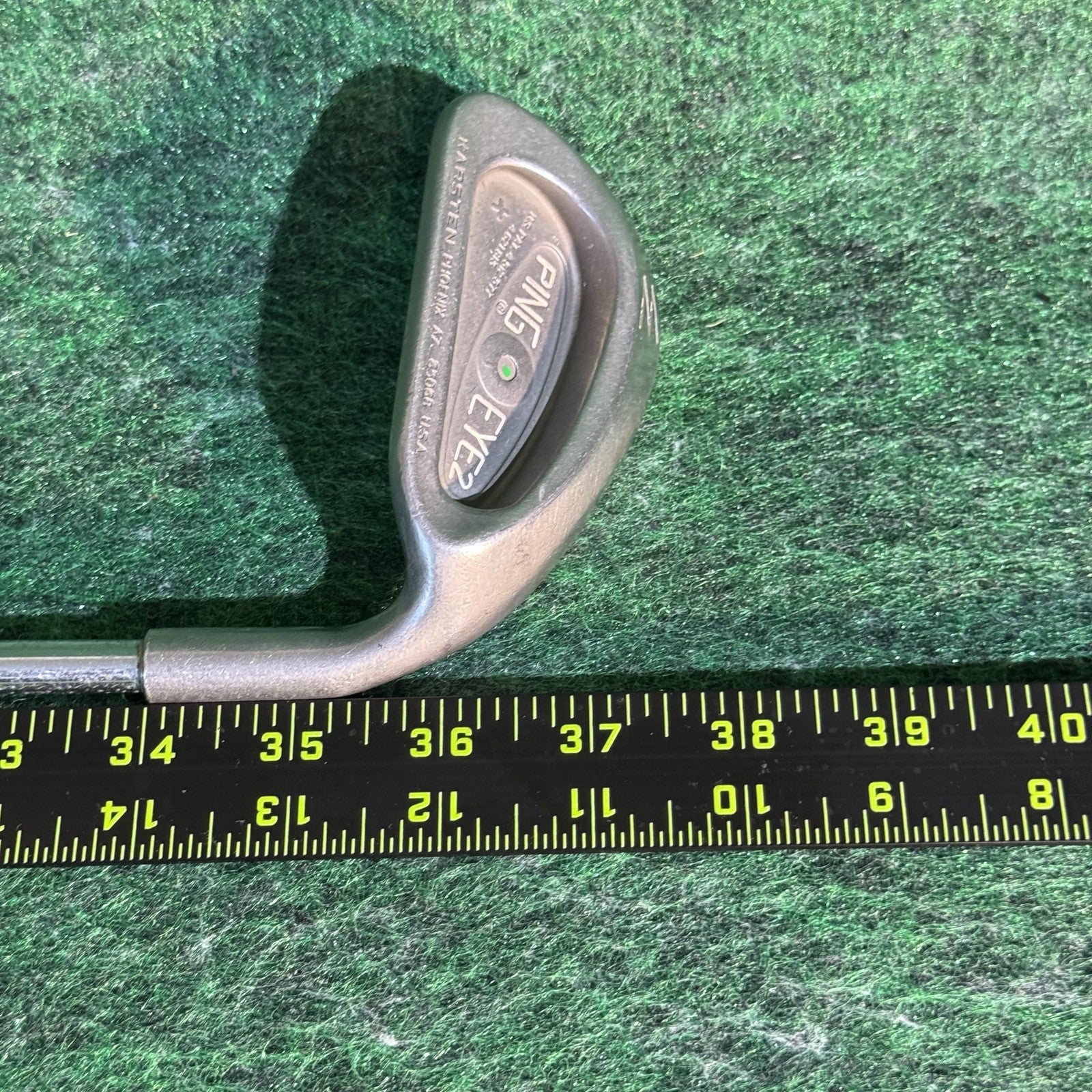 Vintage Ping Eye 2 Green Dot Iron Set 5-W Mens Right Hand KT-M Steel Clubs