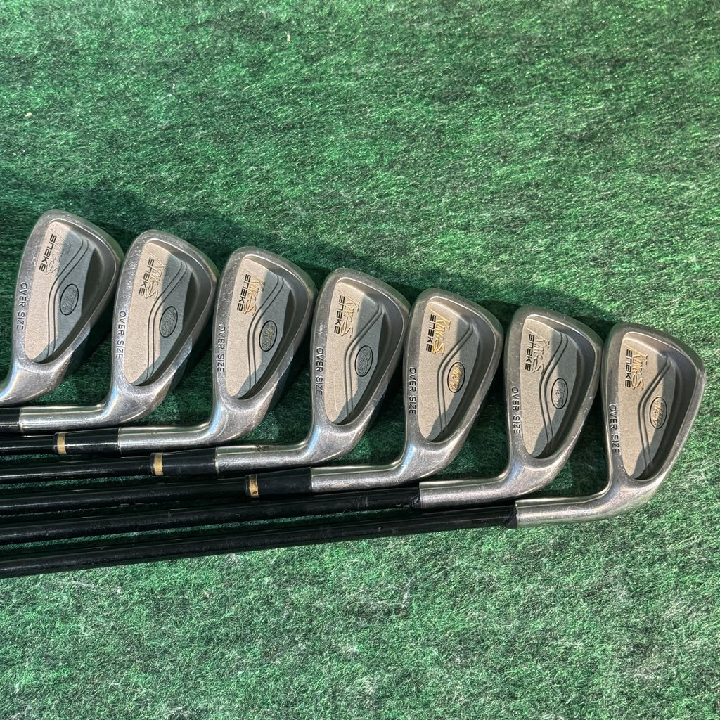 Snake Eyes King Snake Oversize Iron Set 4-9 Graphite Regular Mens Right Handed