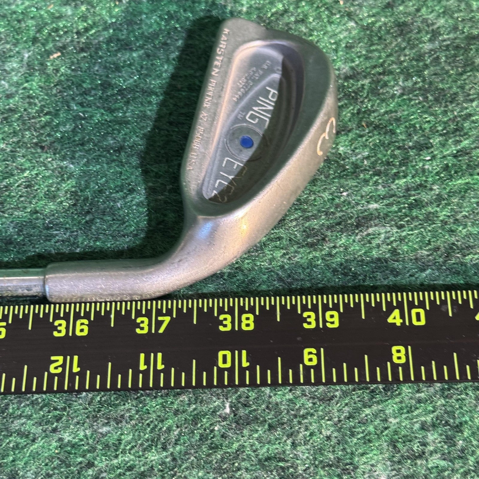 Vintage Ping Eye 2 3 Iron Mens RH ZZ Lite Stiff Steel Blue Dot Silver Golf Club