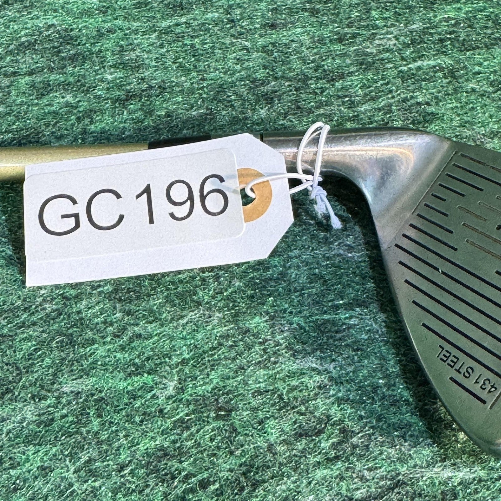 Pure Golf Steel Oversize Tungsten Pitching Wedge 431 Steel L Flex Apache Shaft