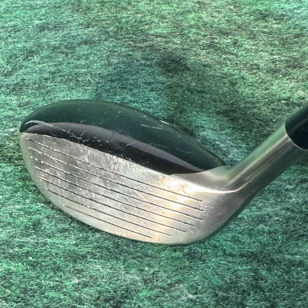 Warrior Custom Golf 21° Hybrid Mens RH Stiff Steel Black Stainless Golf Club