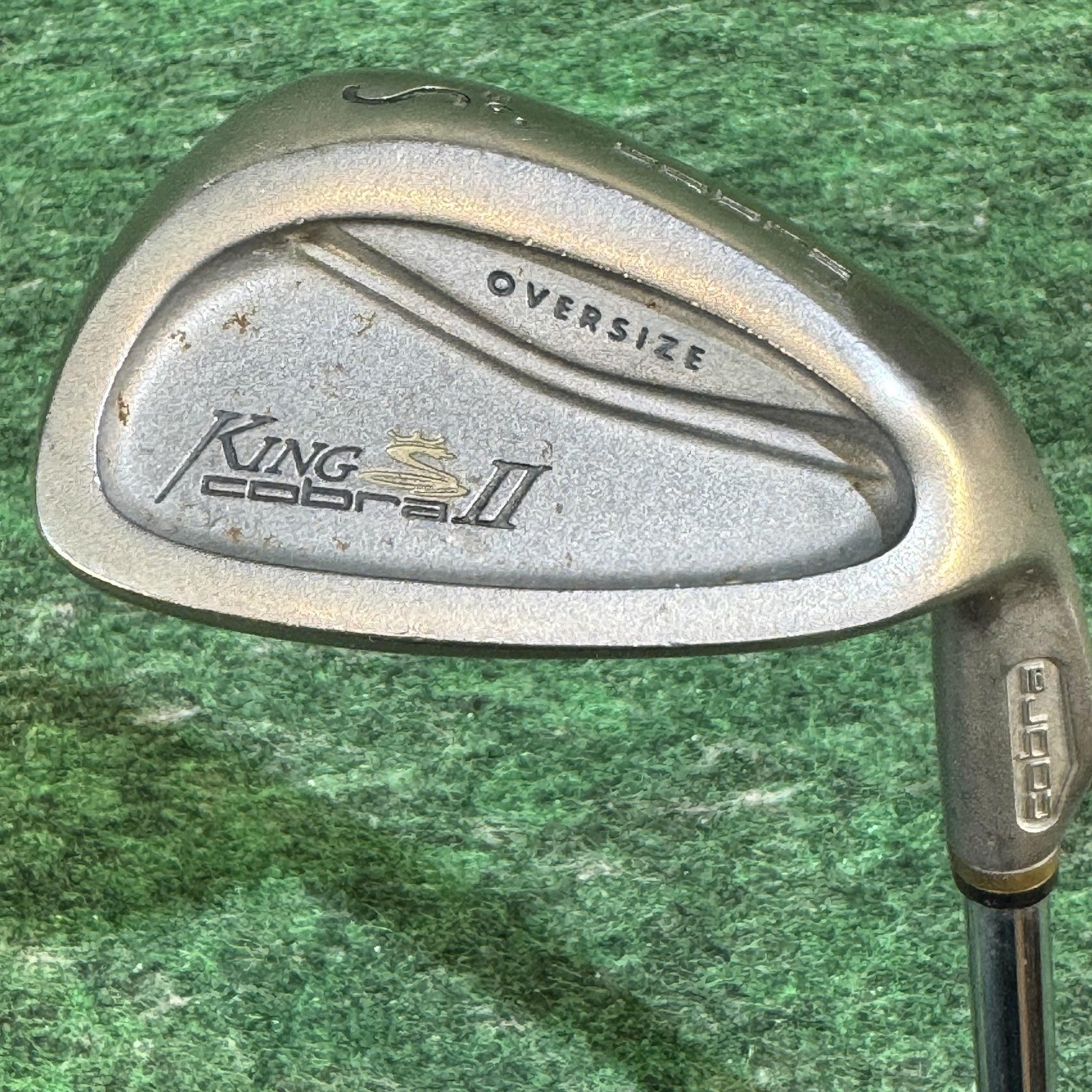 Cobra King Cobra II Oversize Sand Wedge Steel Regular Flex Mens RH Cobra Grip