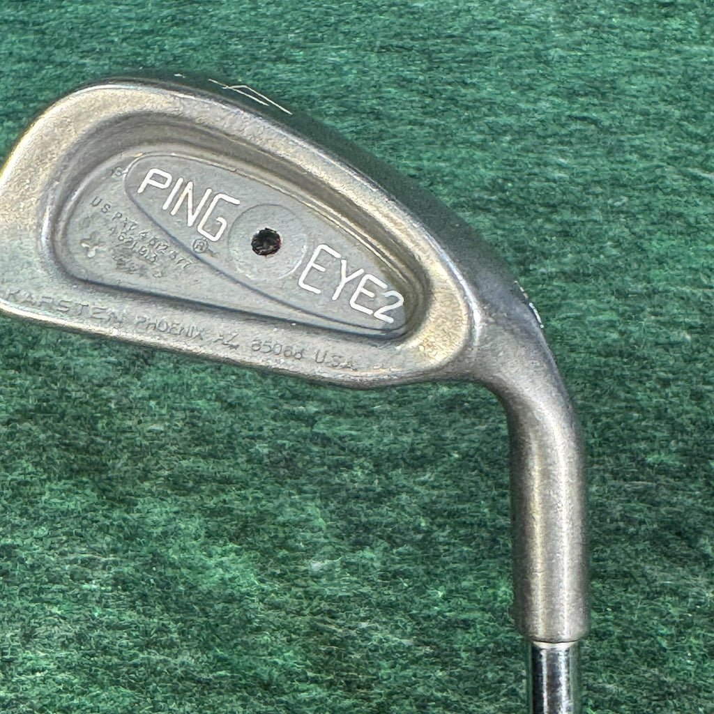 Vintage Ping Eye 2 4 Iron Mens RH JZ Steel Shaft Stainless Cavity Back Silver