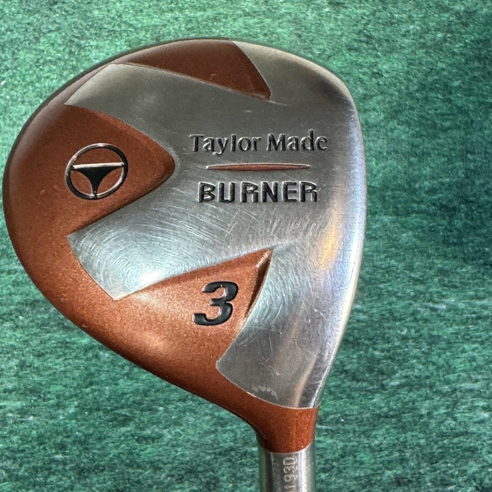 Vintage TaylorMade Burner 3 Wood Bubble 2 Shaft R-80 Mens Right Hand Golf Club