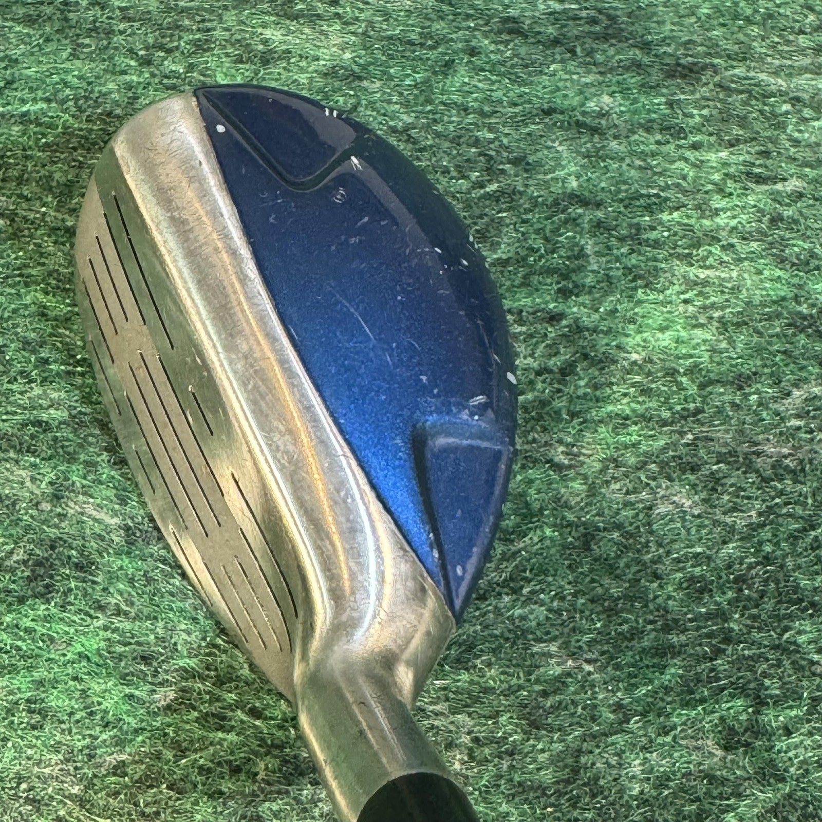 AMF Sequence 5H Hybrid 27° Womens RH Ladies Flex Graphite Blue Stainless Club