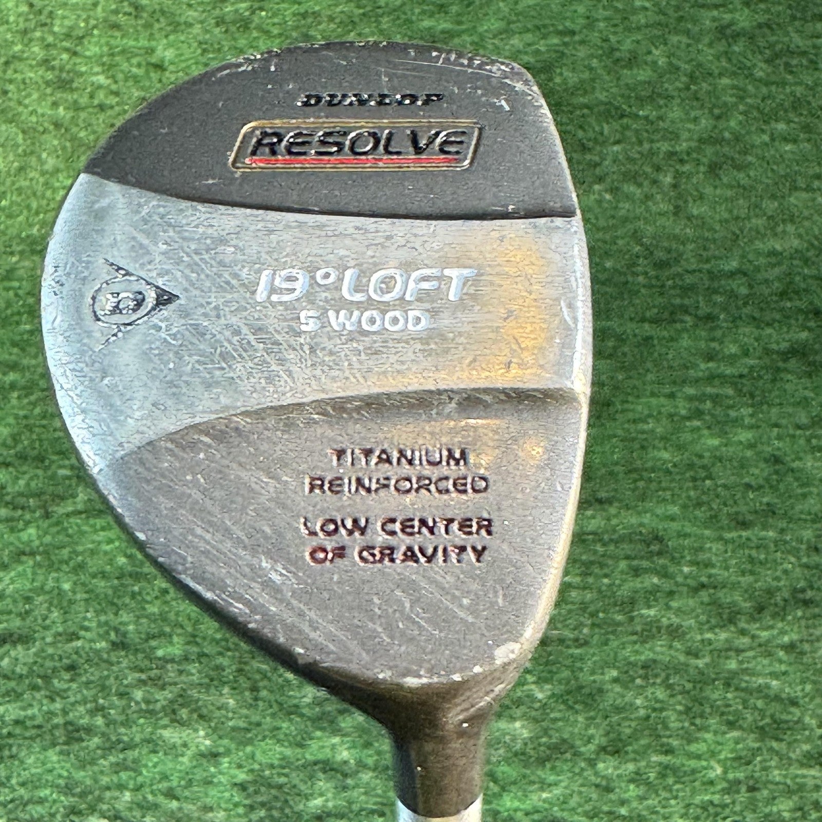 Dunlop Resolve 5 Wood Golf Club 19 Degree Loft Titanium Reinforced Mens Right