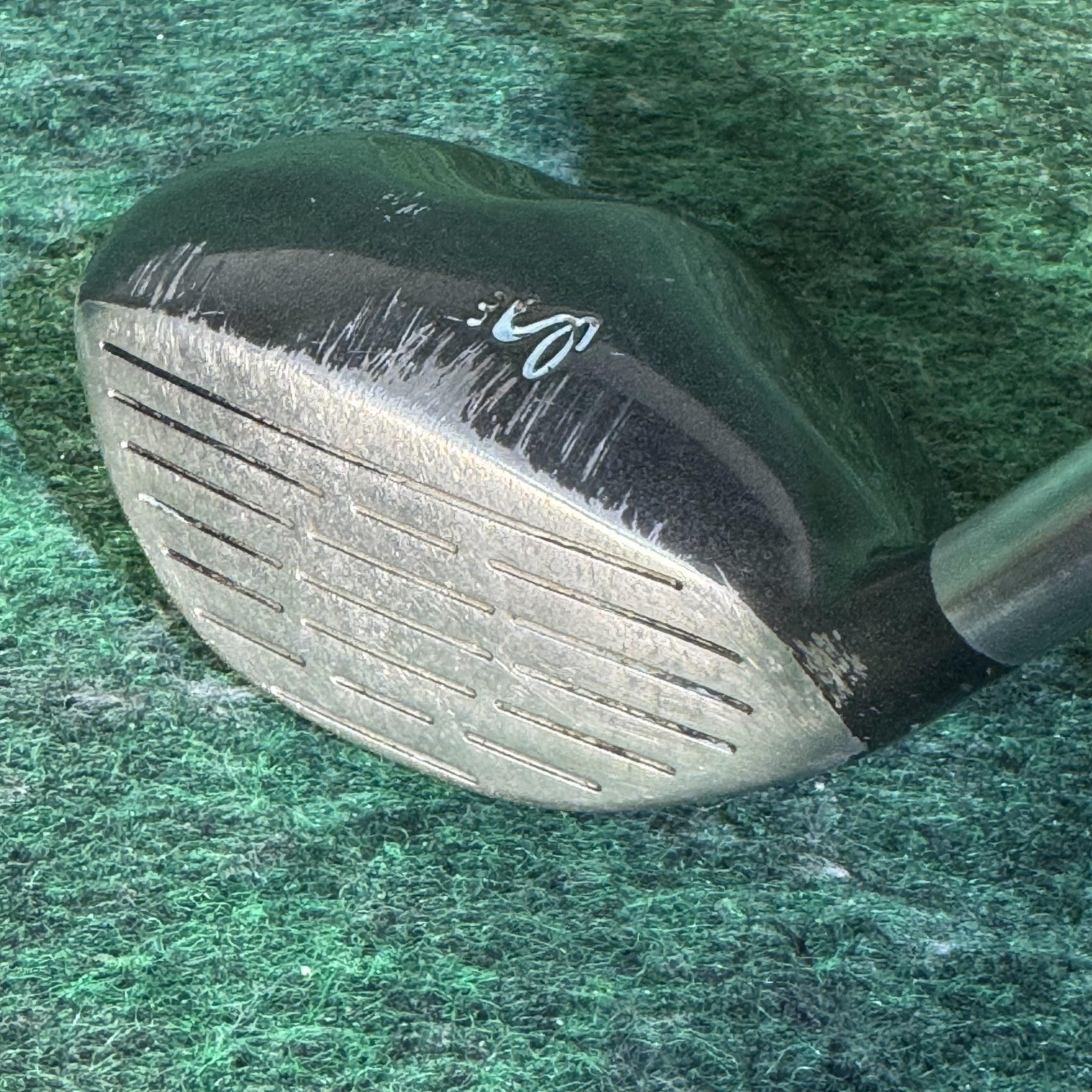 Vintage King Cobra .350 Oversize Offset 3 Wood RH Stiff Steel Black Golf Club