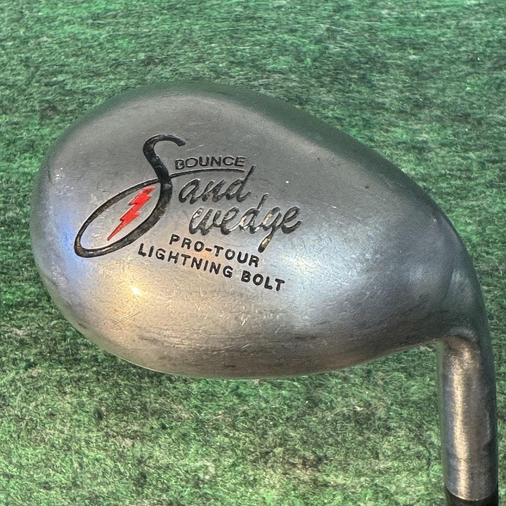 Pro-Tour Lightning Bolt Bounce Sand Wedge Mens RH Regular Steel Silver Golf Club