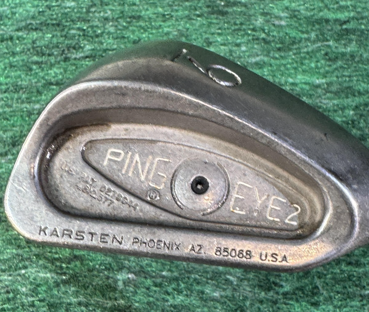 Vintage Ping Eye 2 Iron 2 Golf Club Right Handed Steel Shaft Karsten Phoenix USA