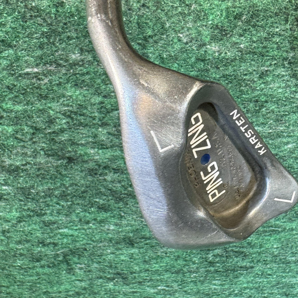 Vintage Ping Zing Wedge Blue Dot Right Handed Mens Steel KT-M Classic Golf Club