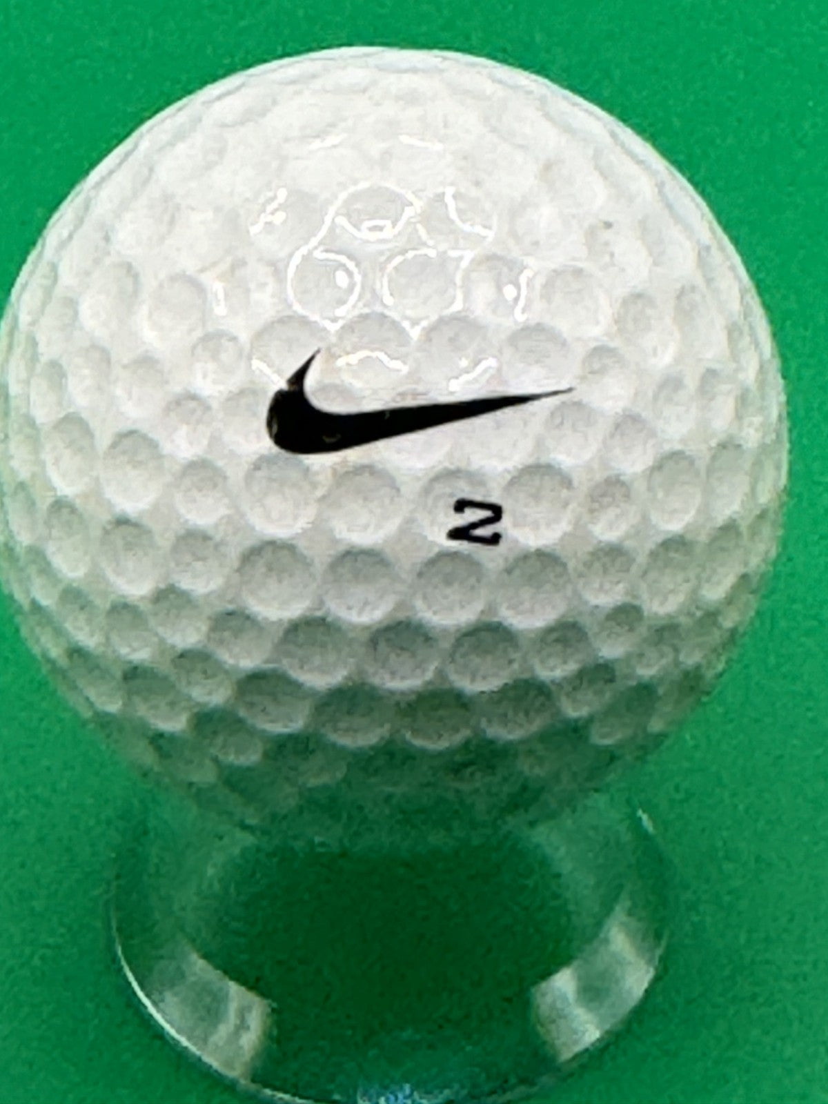 Nike TA2 SPN Golf Ball Progress Energy Logo Collectible White 2 Piece Vintage