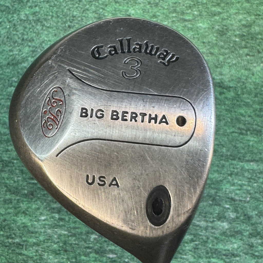 Vintage 90s Callaway Big Bertha 3 5 Woods + S2H2 Irons 3-PW Golf Club Set USA