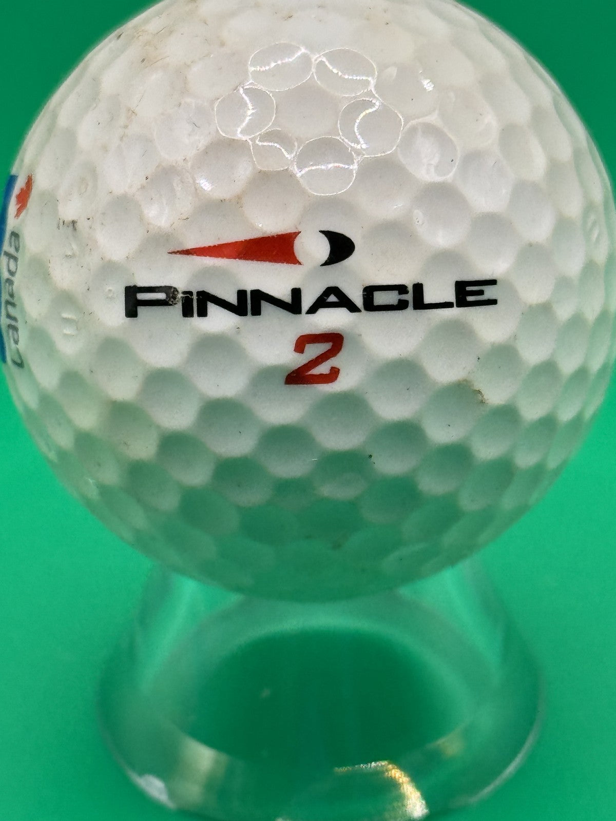 Vintage GM Canada Golf Ball Pinnacle 2 Gold Distance Logo Promo Collectible