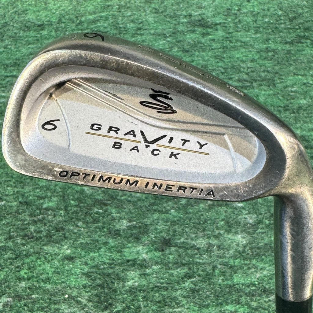 Vintage Cobra Gravity Back Optimum Inertia Irons 3-9 + 56° Sand Wedge Graphite