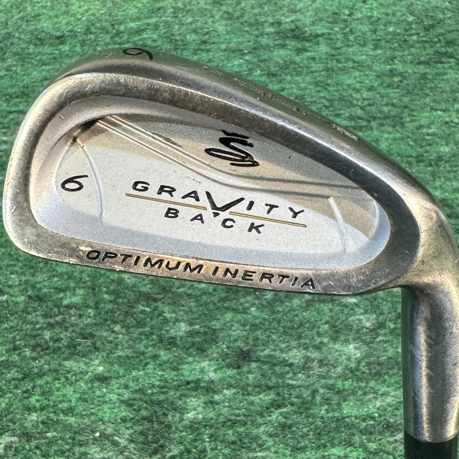 Vintage Cobra Gravity Back Optimum Inertia Irons 3-9 + 56° Sand Wedge Graphite