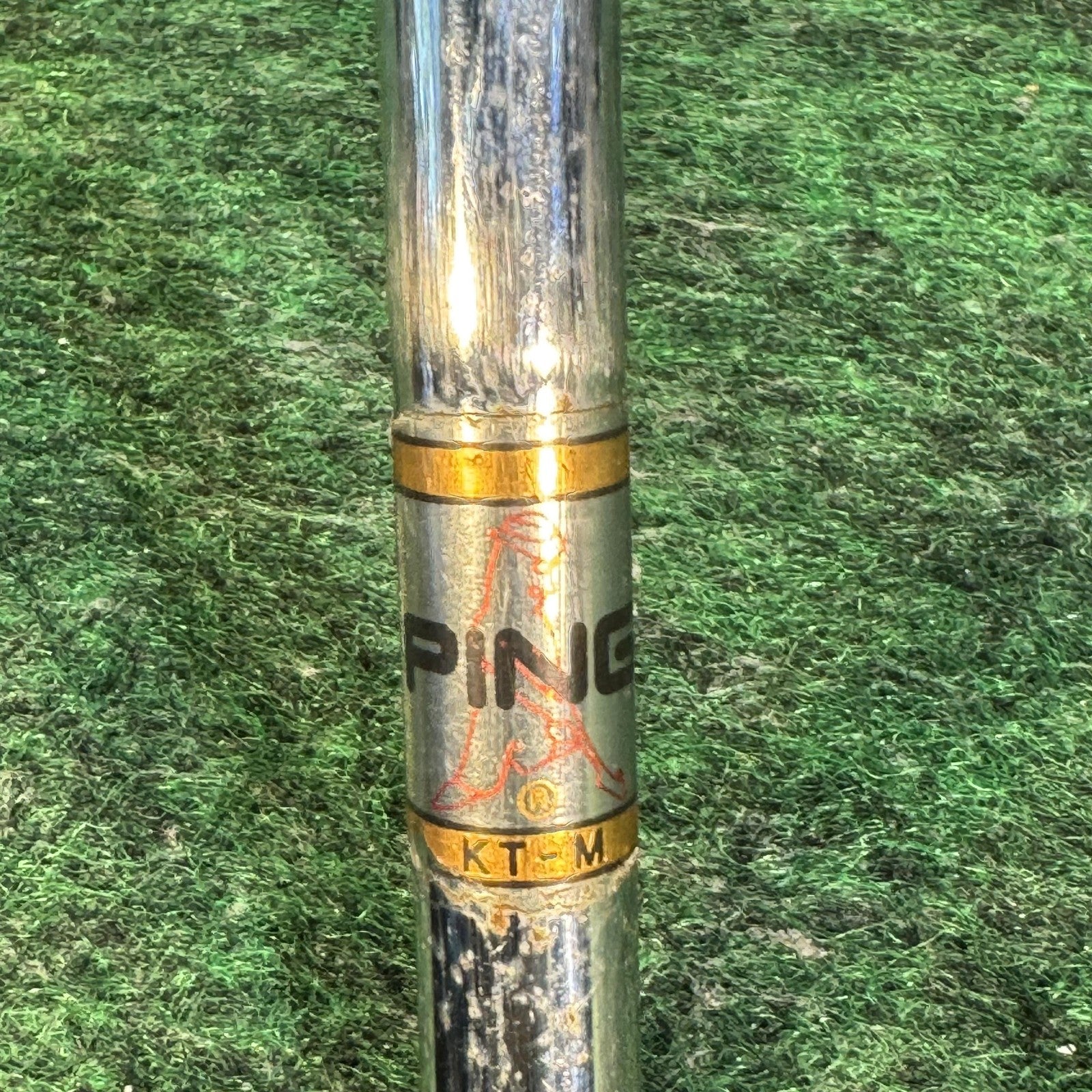 Vintage Ping Eye 2 Green Dot Iron Set 5-W Mens Right Hand KT-M Steel Clubs