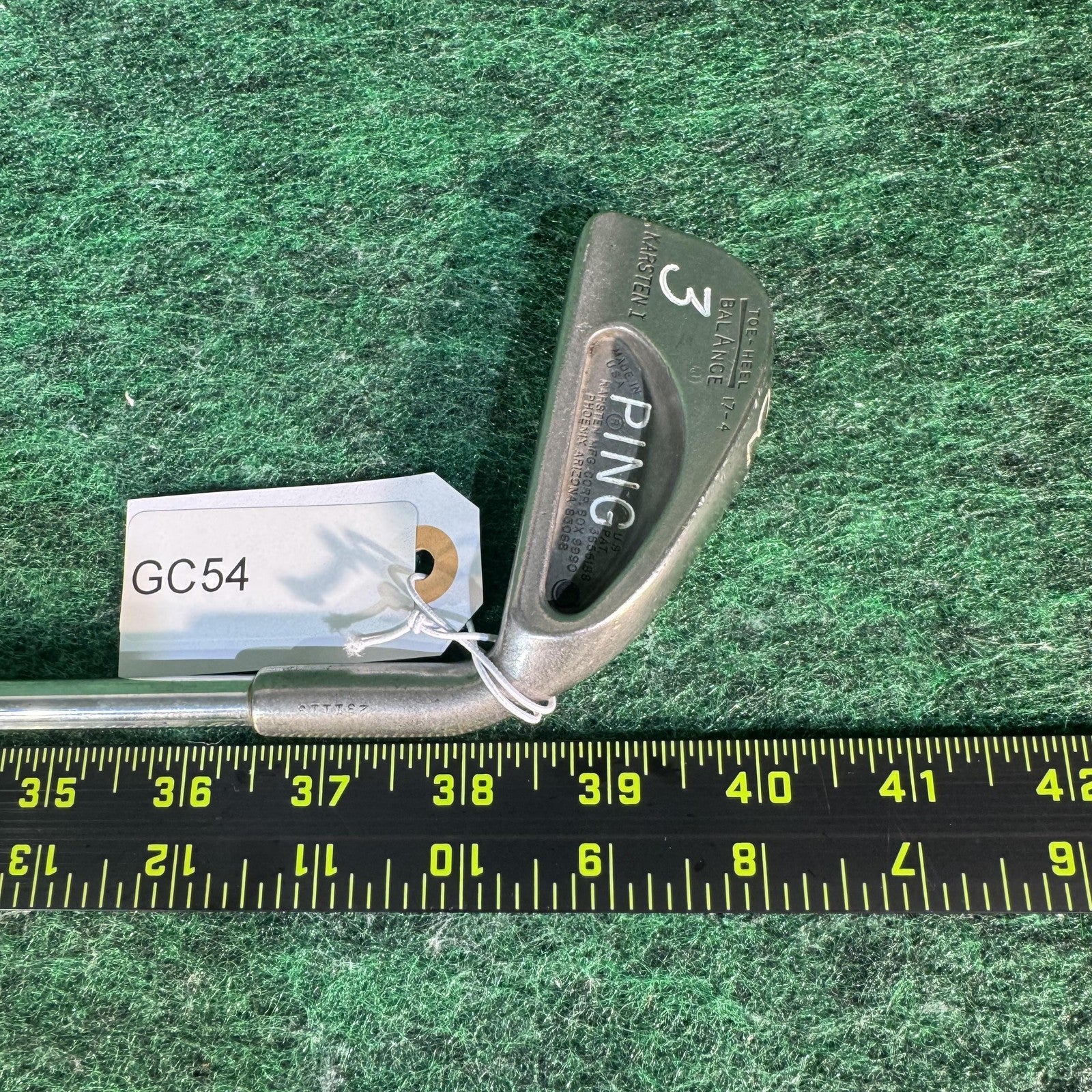 Vintage PING Karsten I 3 Iron Golf Club ZZ Lite Steel Shaft Right Handed USA