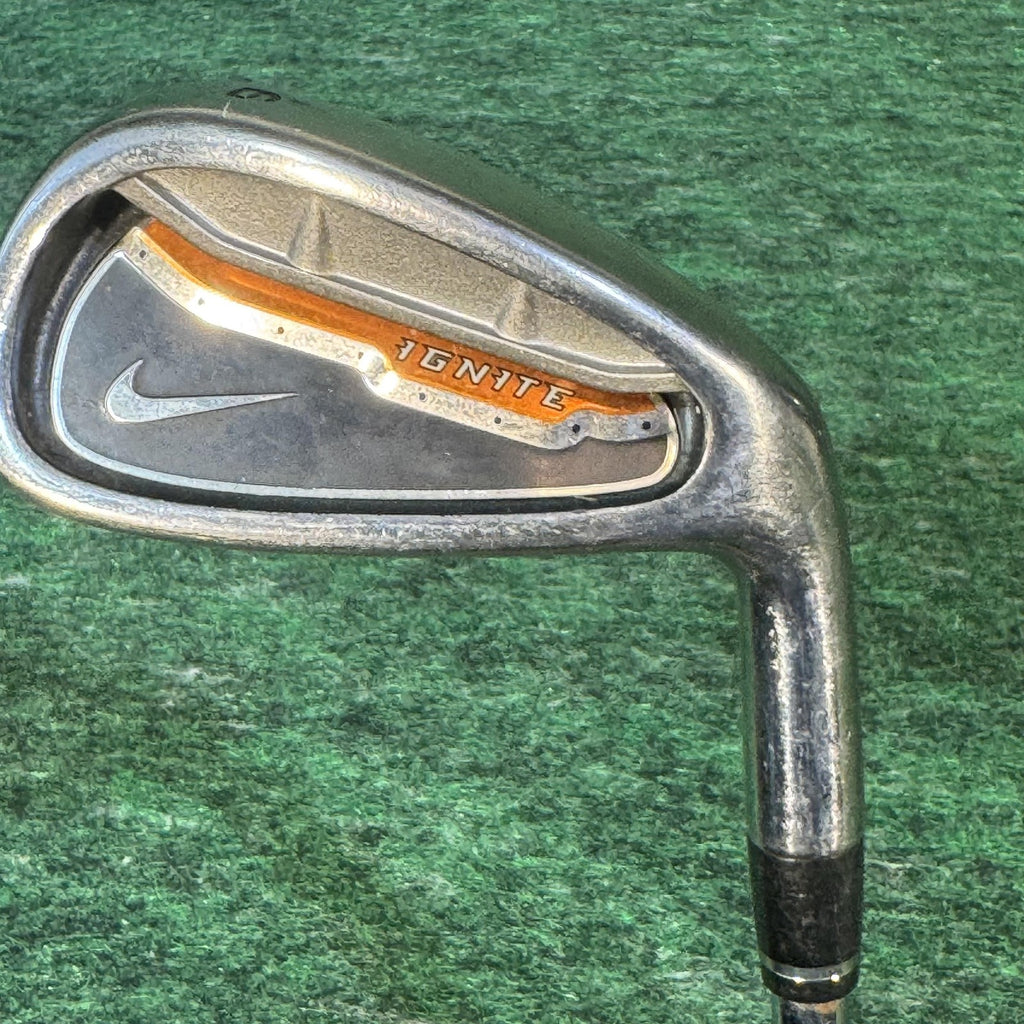 Nike Ignite Iron Set 4 5 7 8 9 Wedge + 3H Hybrid Uni Flex Steel Shafts