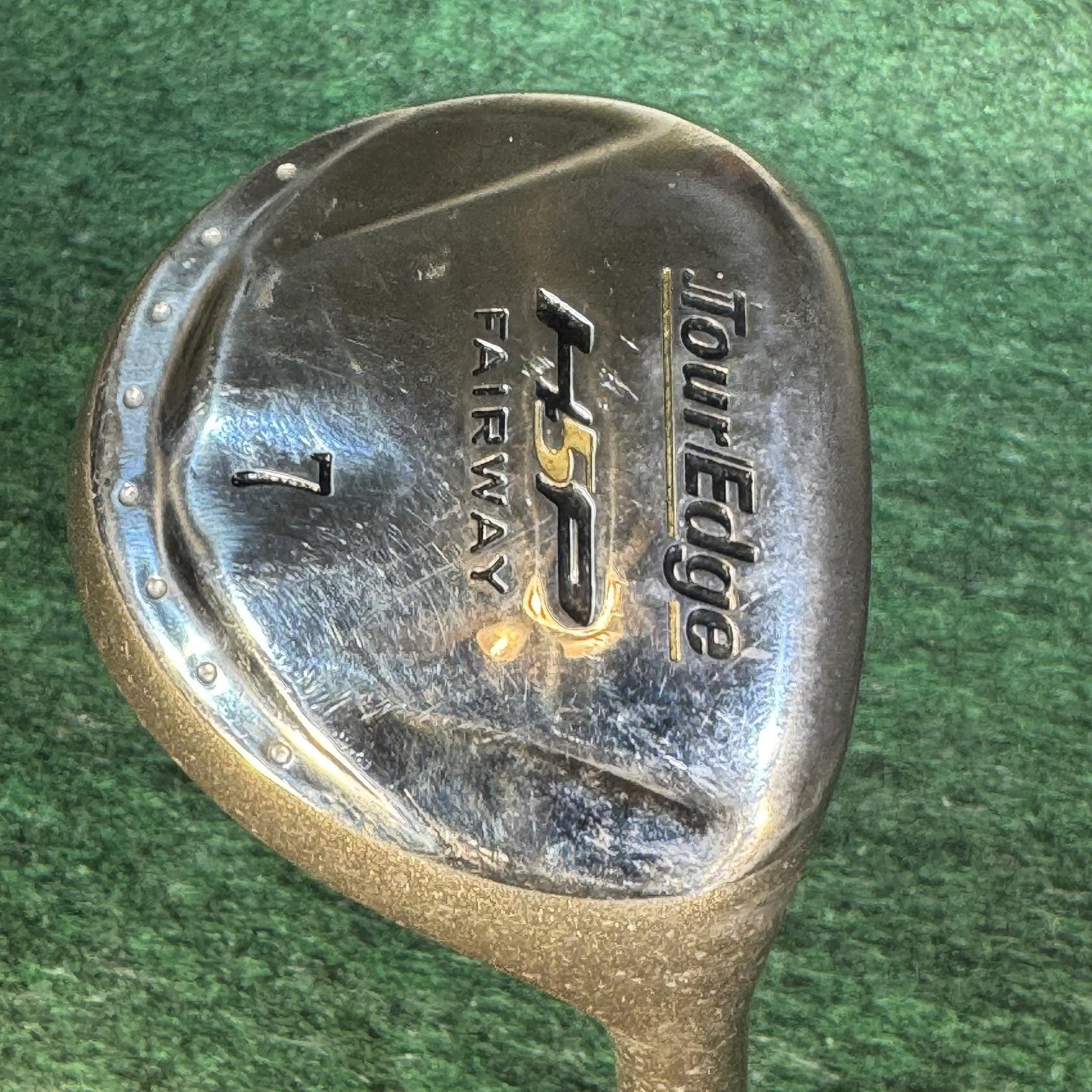 Vintage Tour Edge H5P 7 Wood Mens RH High Performance Plus Gold Golf Club