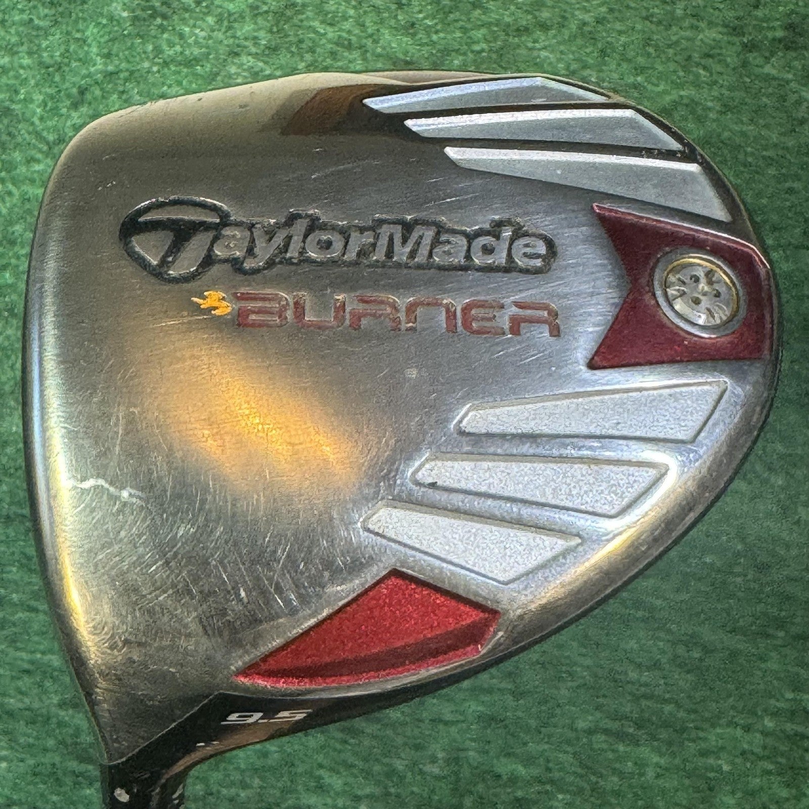 TaylorMade Burner 9.5° Driver Mens RH Grafalloy ProLaunch S Flex Black Titanium