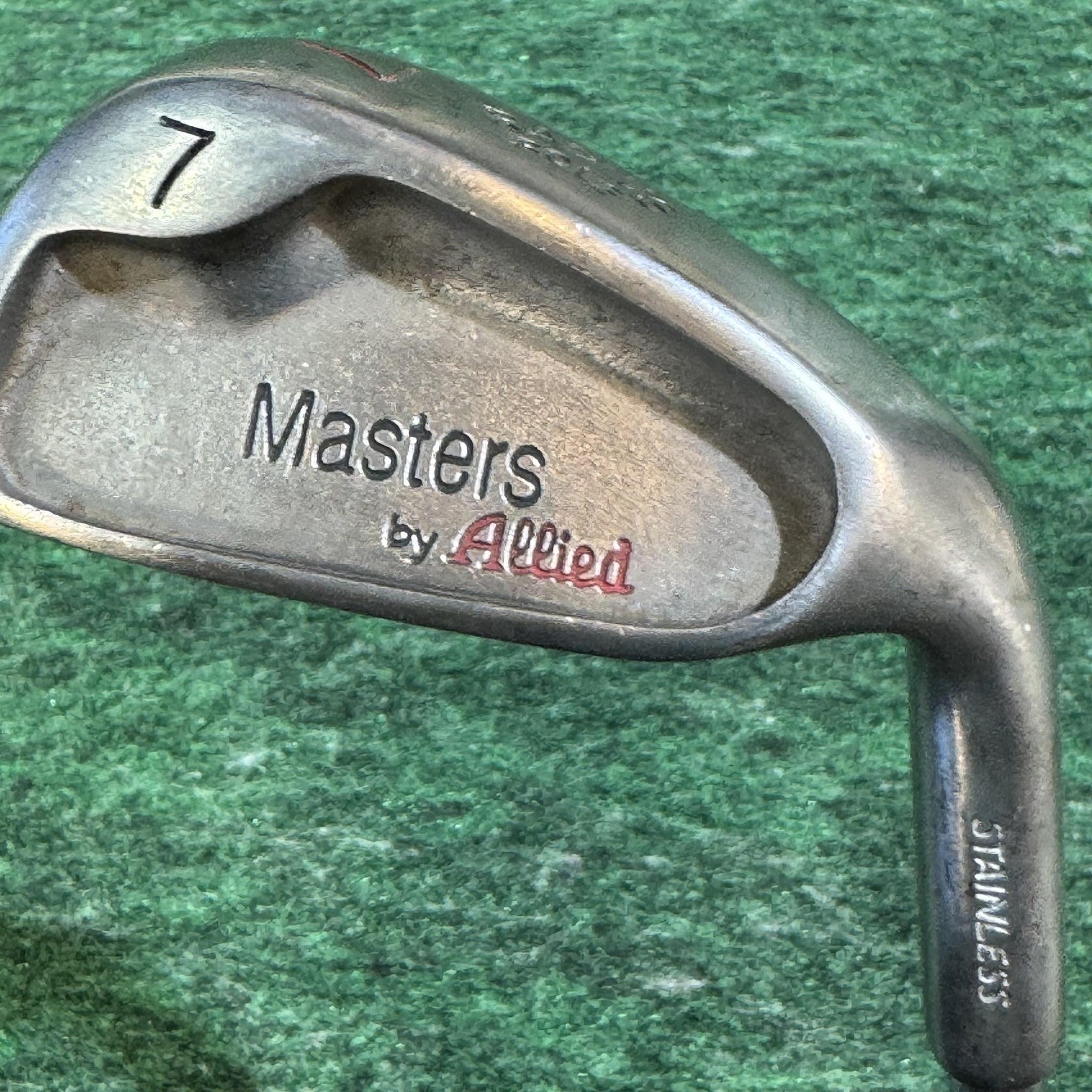 Allied Masters 7 Iron Radius Sole Stainless True Temper TT Lite Stiff Steel