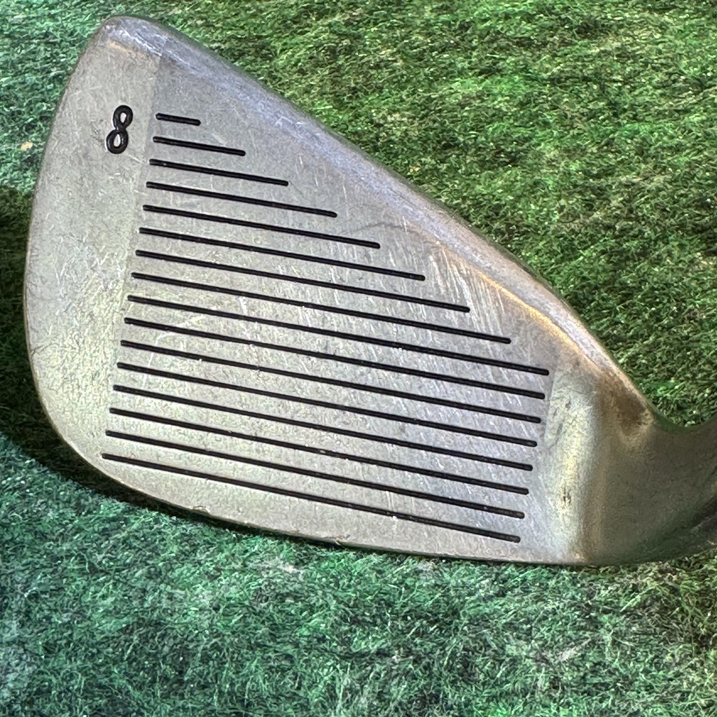 Vintage Mitsushiba Shadow Iron Golf Club Set 3-9, P Steel Shaft Mixed Grips