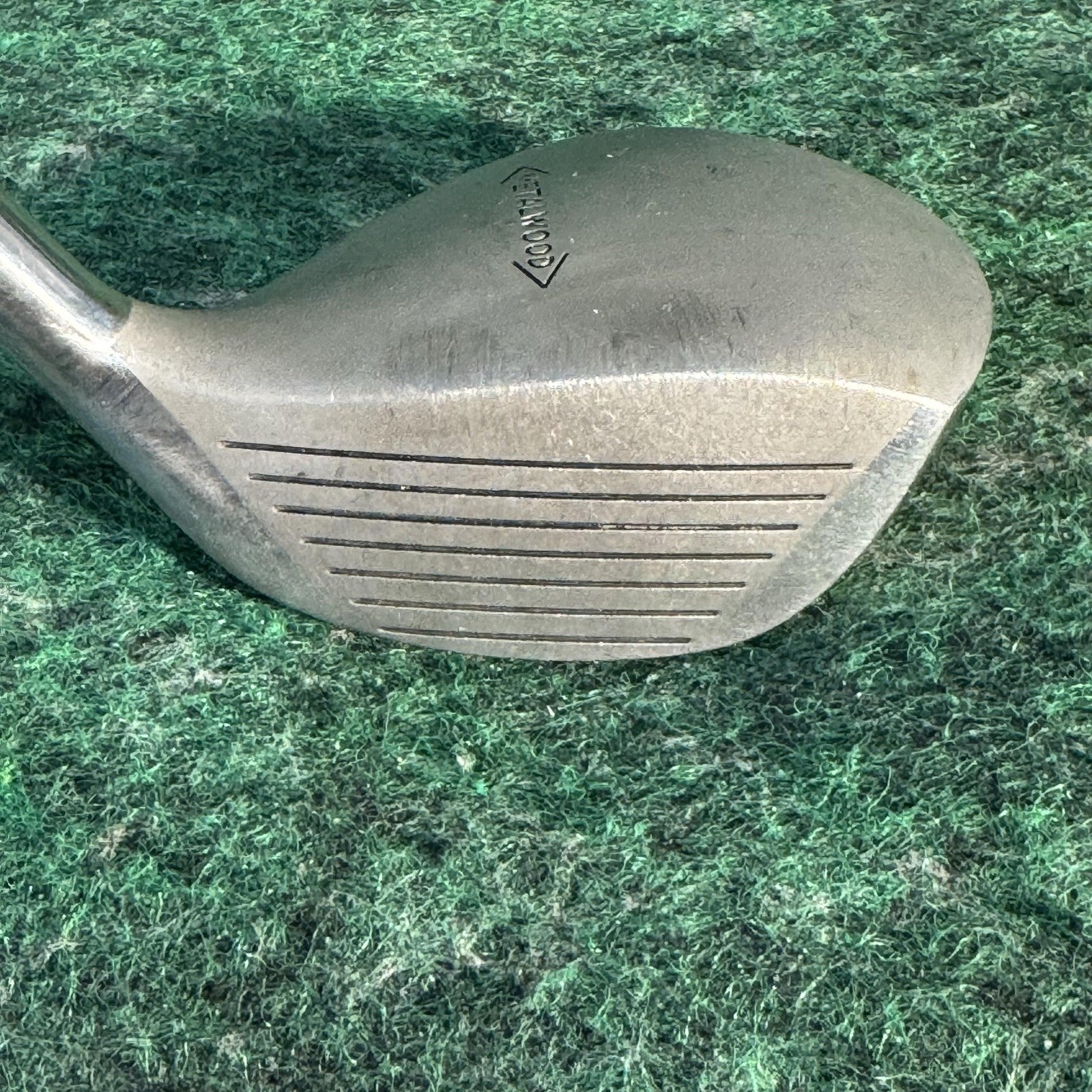 Vintage TaylorMade Pittsburgh Persimmon 3 Wood Mens LH Steel R300U 17° Loft USA