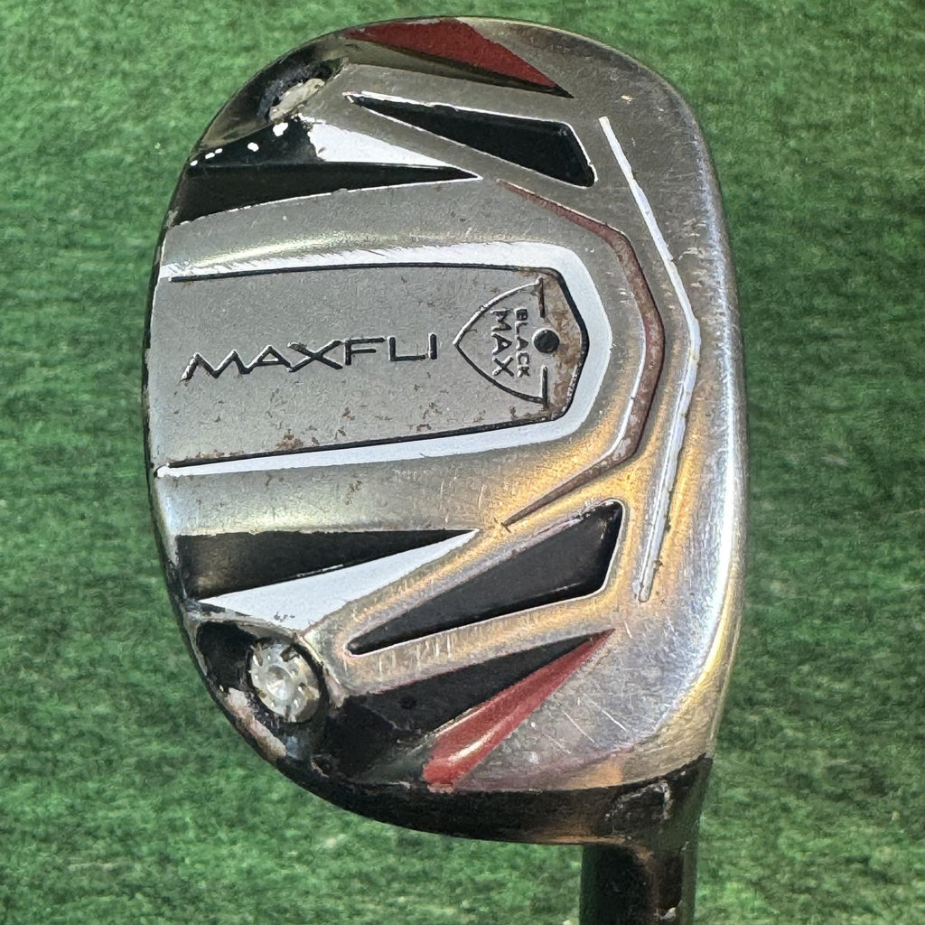 Maxfli Black Max Hybrid 85g R Flex Mid Kick Graphite Mens RH Black Golf Club
