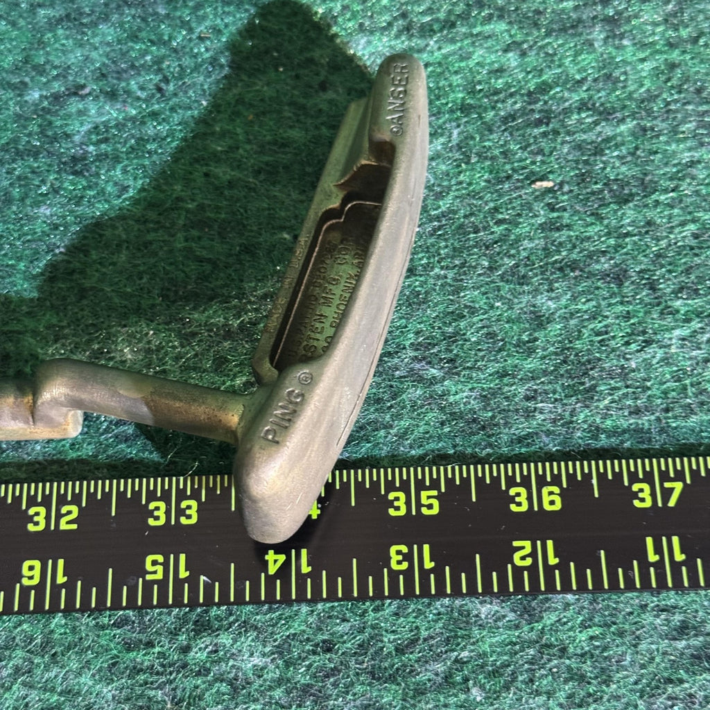 Vintage Ping Anser Blade Putter 34.5 In Mens RH Karsten USA Steel Silver