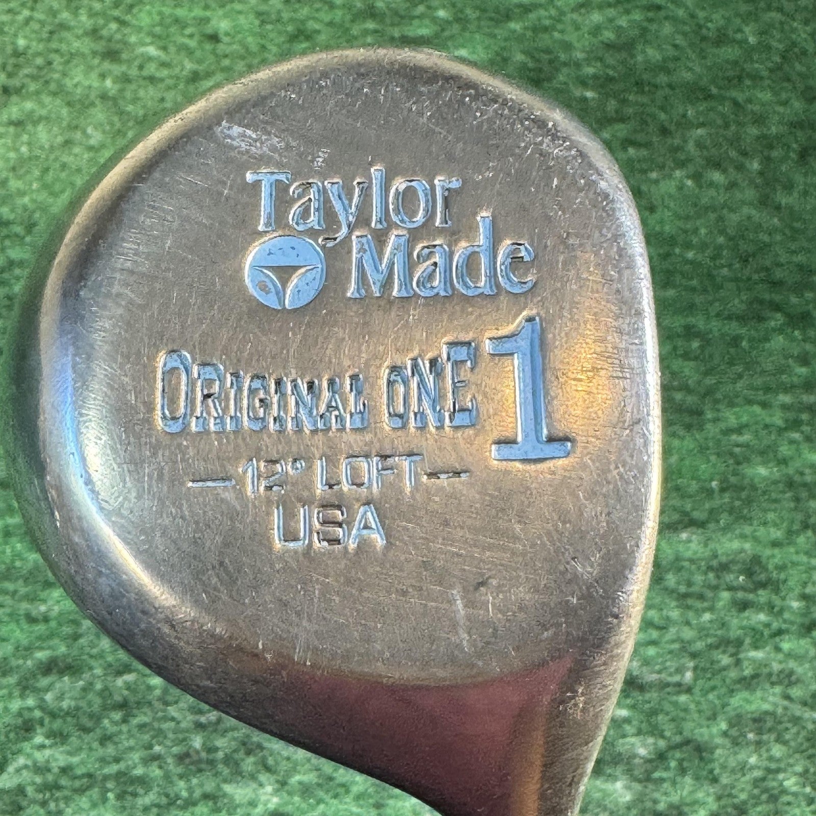 Vintage Taylor Made Original One 1 Driver 12° Pittsburgh Persimmon USA L Flex