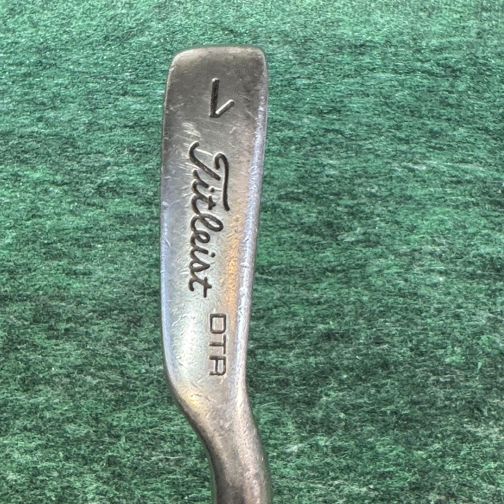 Vintage Titleist DTR 1 Iron Mens RH True Temper Steel Silver Distance Research