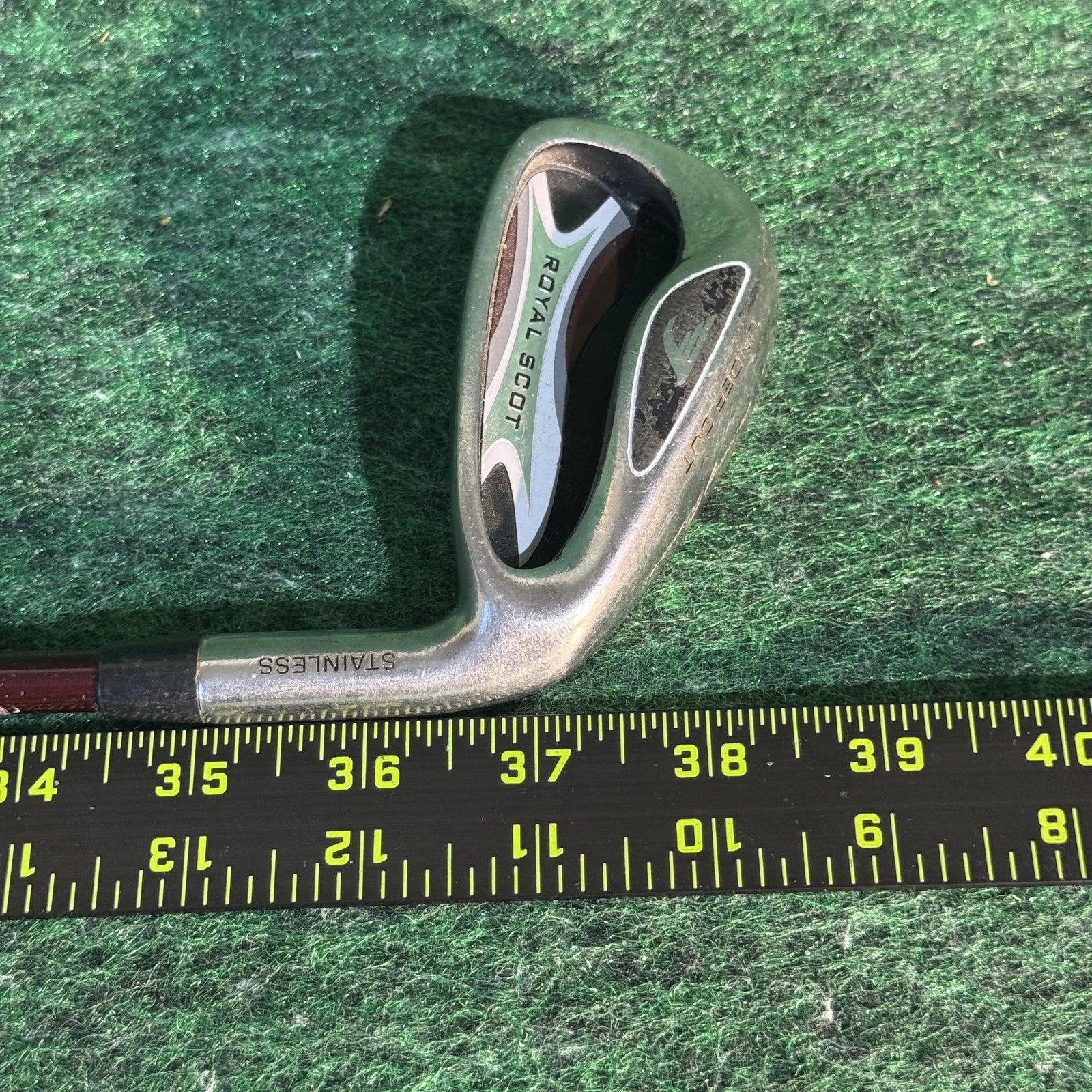 Tommy Armour Royal Scot Undercut 9 Iron Mens RH Stiff Graphite Silver Golf Club