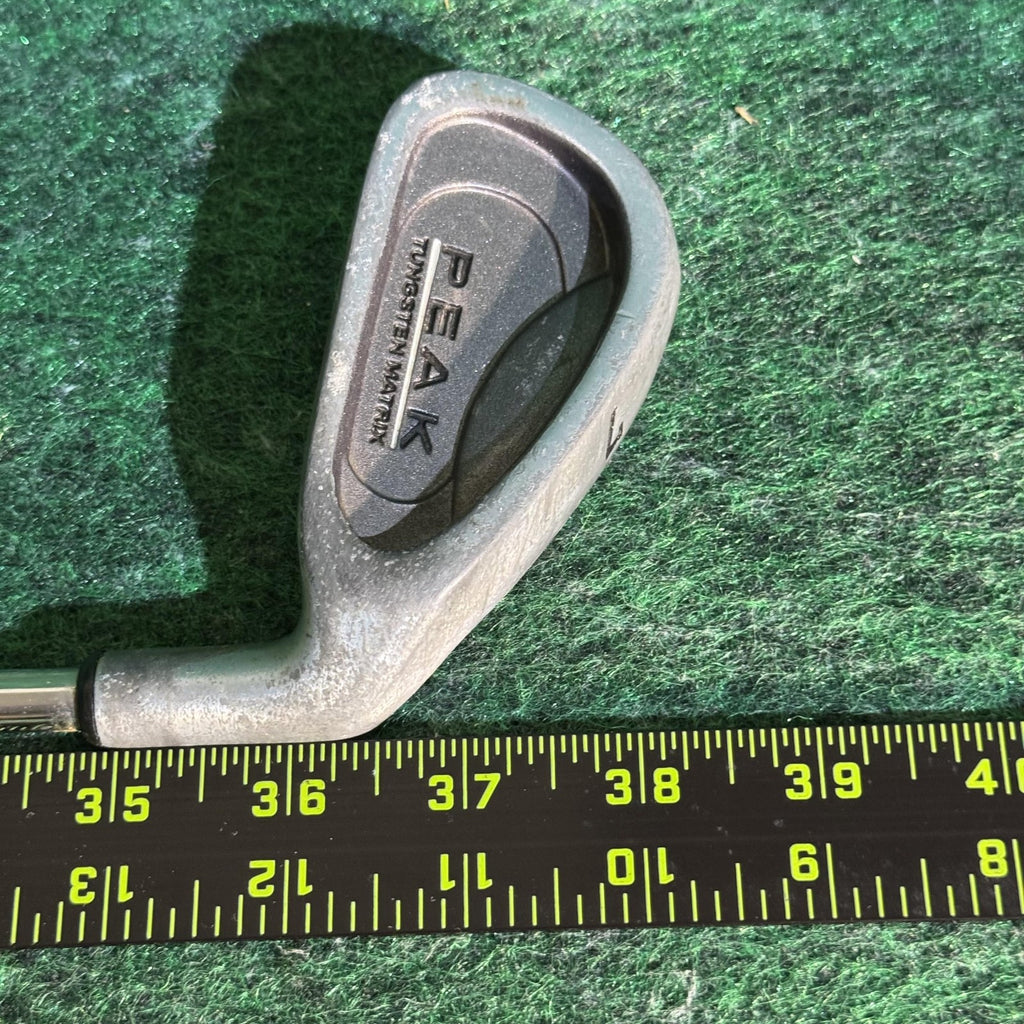 Peak Tungsten Matrix 7 Iron Mens RH Steel Shaft Stainless Silver Golf Club