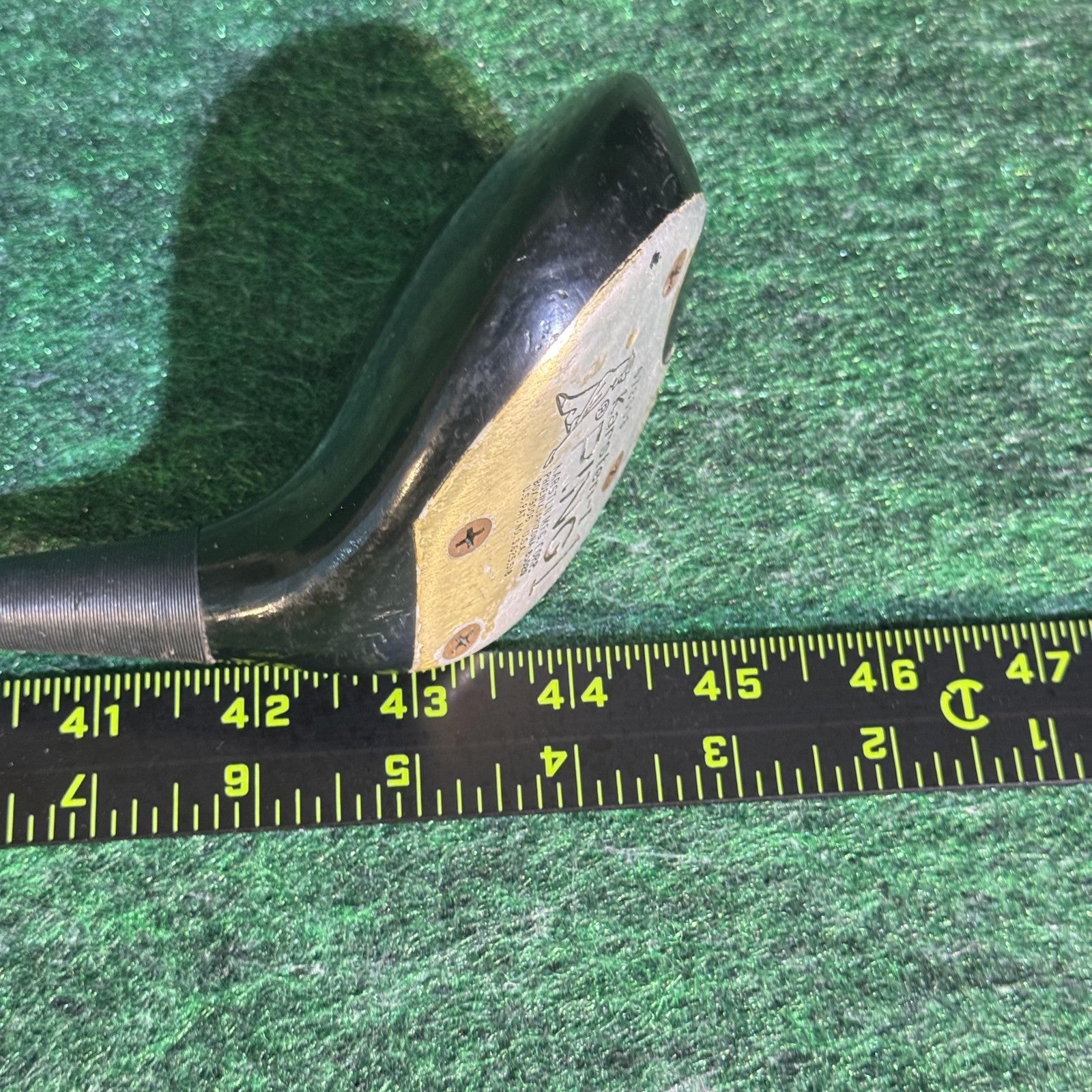 Vintage Ping Karsten-1 Heel-Toe Balance 1 Wood Driver Laminated USA 60s 70s