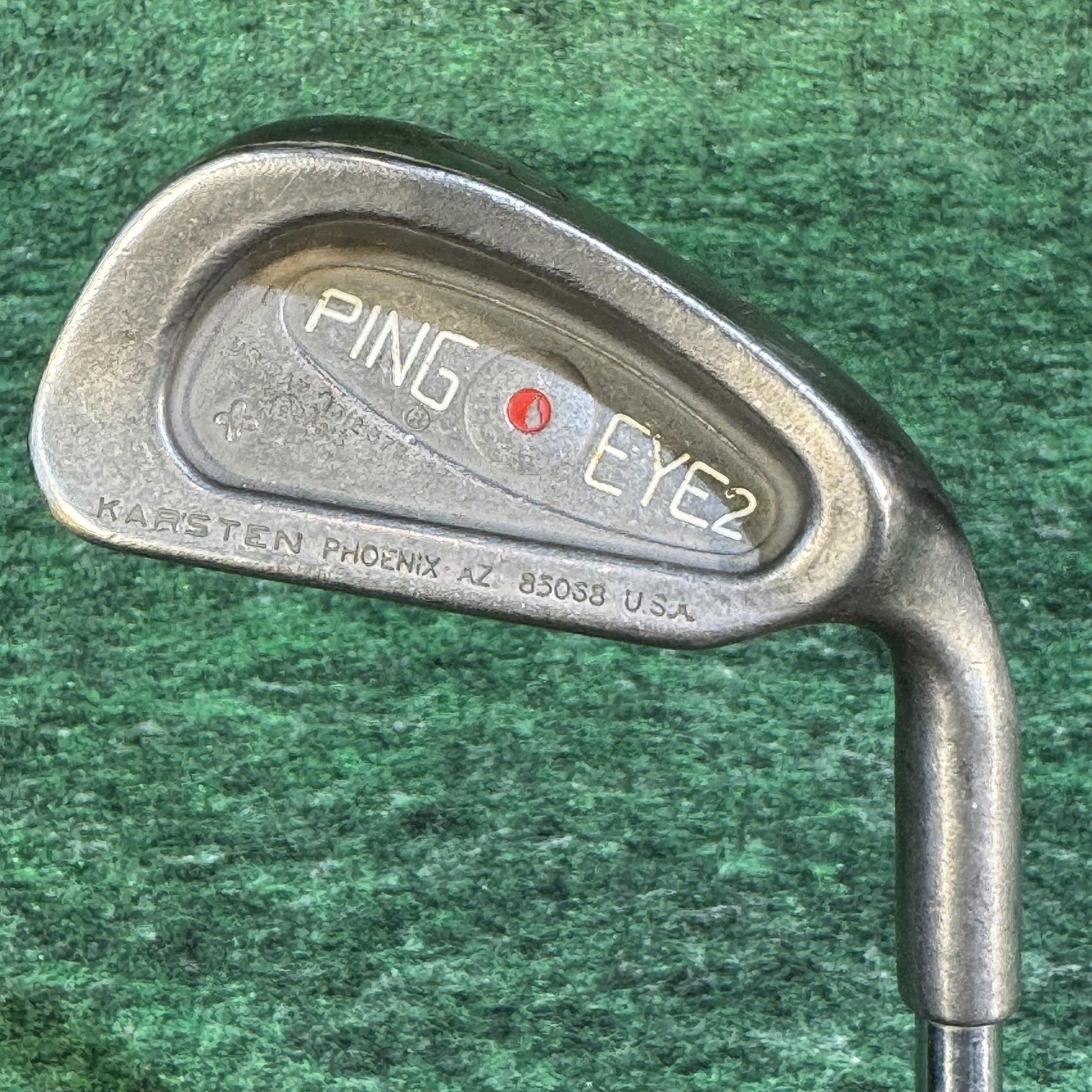 Vintage Ping Eye 2 3 Iron Red Dot KT Steel Shaft Golf Club USA Single Karsten