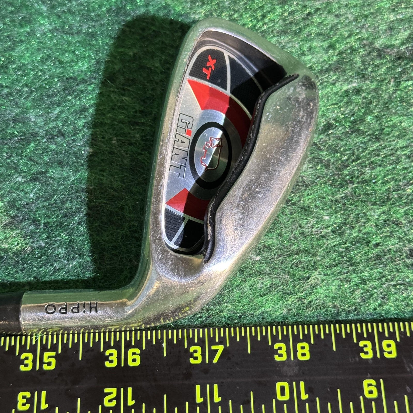 Hippo Giant XT 7 Iron Cavity Back Iron Golf Club Steel Shaft Mens Preowned