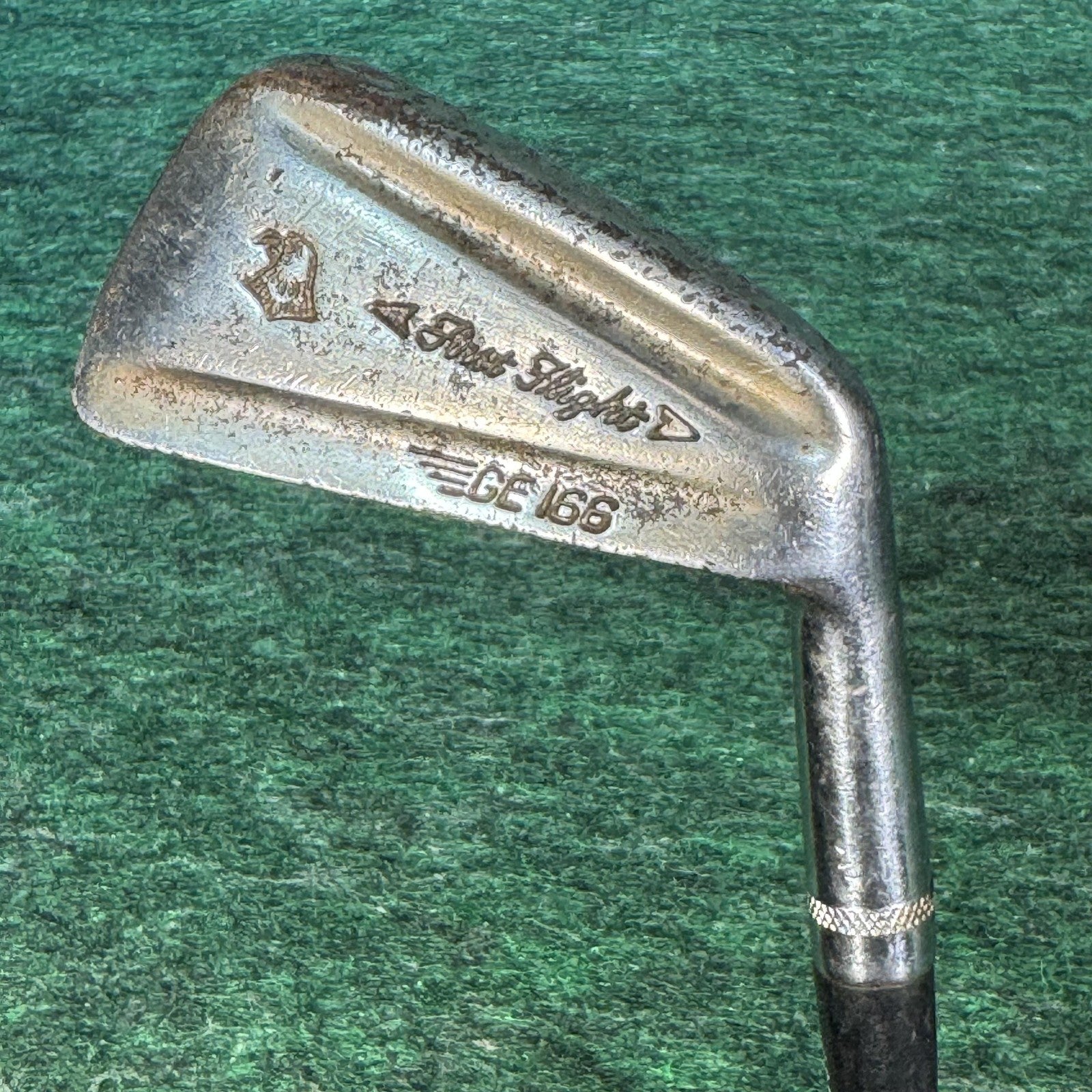 Vintage Golden Eagle Power Flight GE 166 Mens RH Steel 6 Iron Lamkin Golf Club