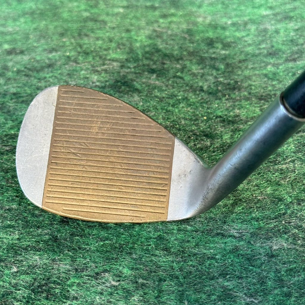 Vintage Carbite Check Mate L CS 100 Lob Wedge Mens RH Steel Silver Golf Club