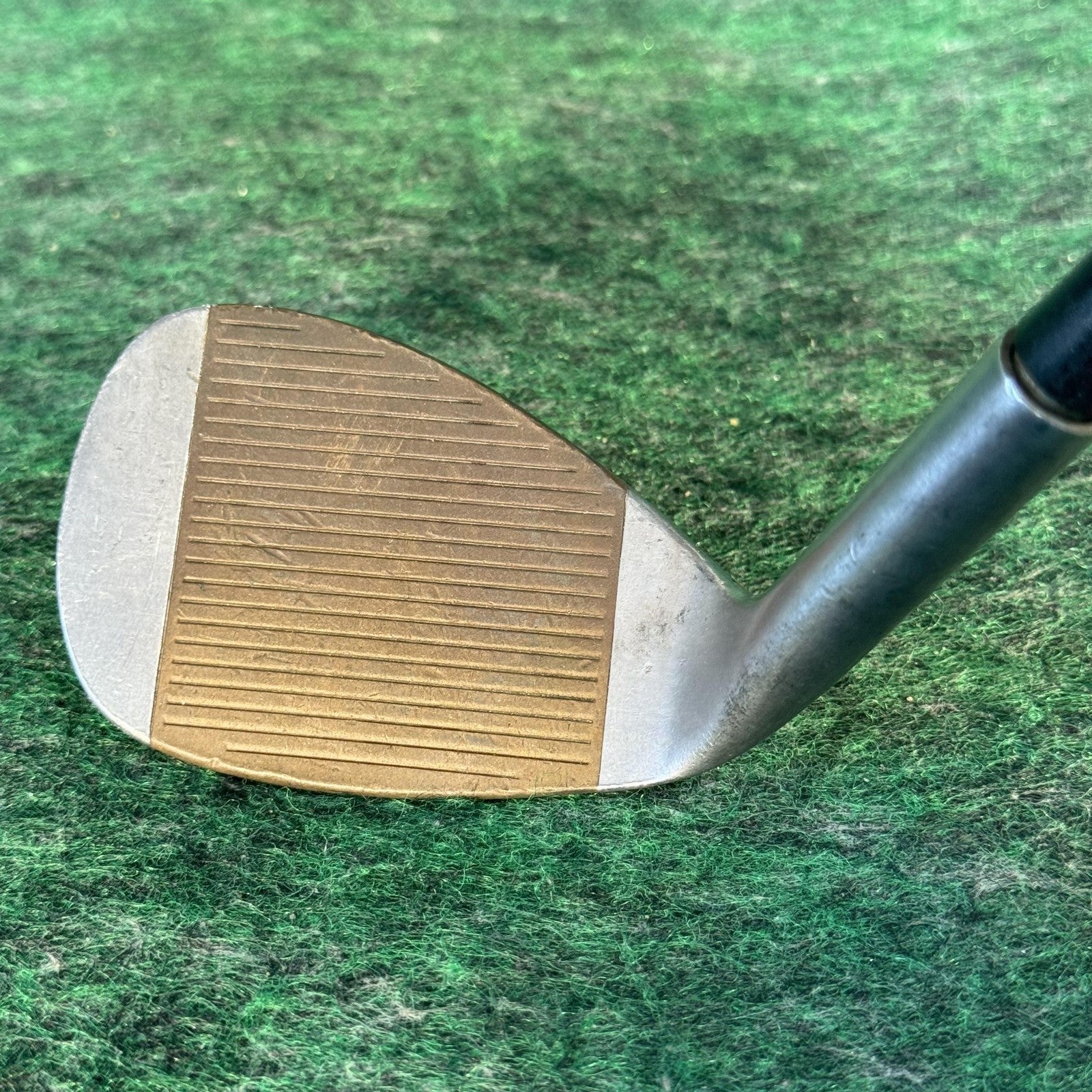Vintage Carbite Check Mate L CS 100 Lob Wedge Mens RH Steel Silver Golf Club