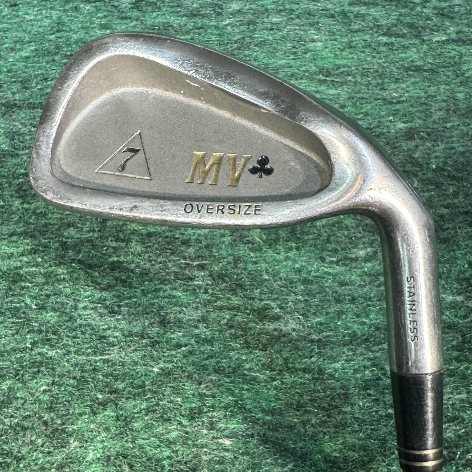 Mitsushiba MV Oversize Most Valuable 7 Iron Mens RH Steel Shaft Silver Golf Club