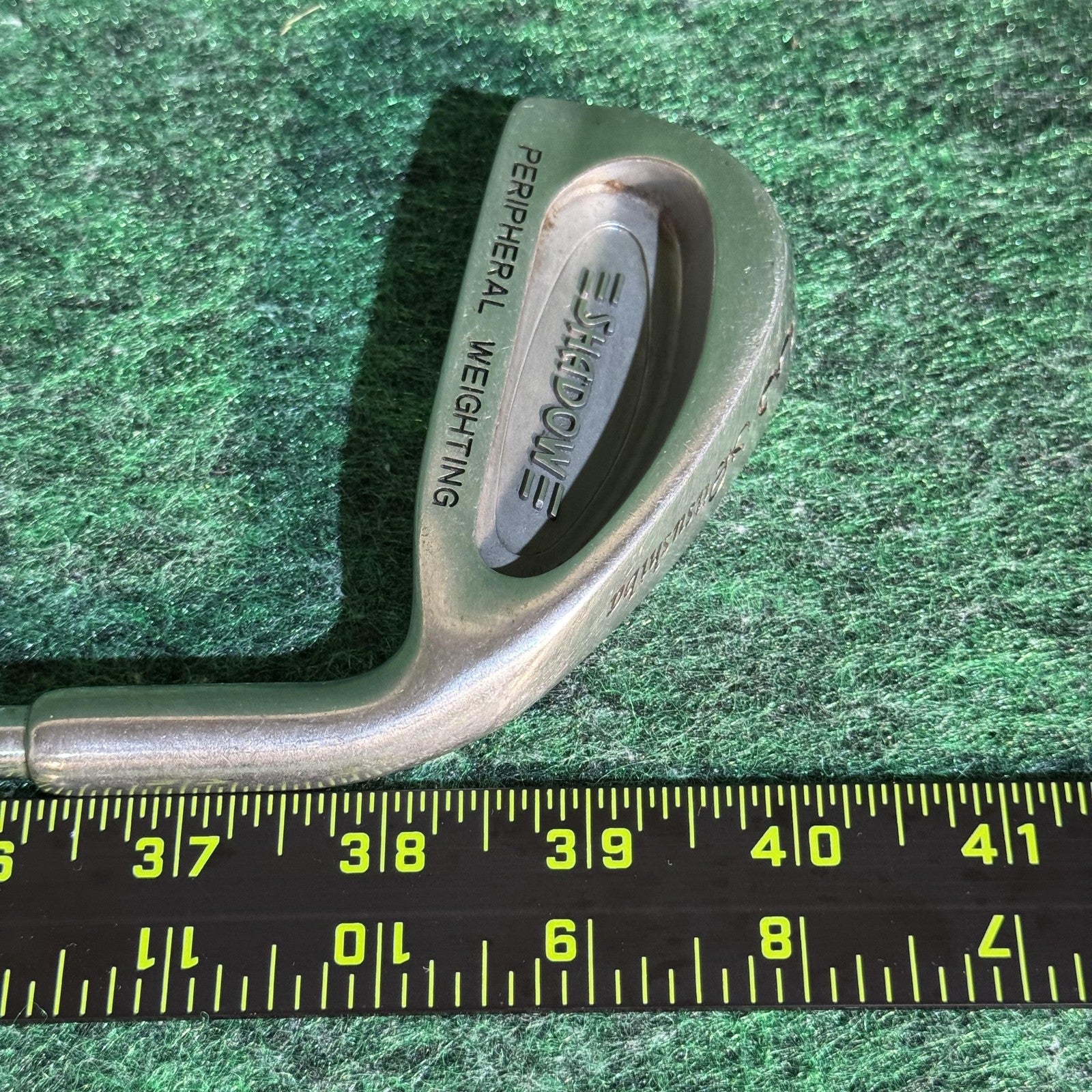 Vintage Mitsushiba Shadow Iron Golf Club Set 3-9, P Steel Shaft Mixed Grips