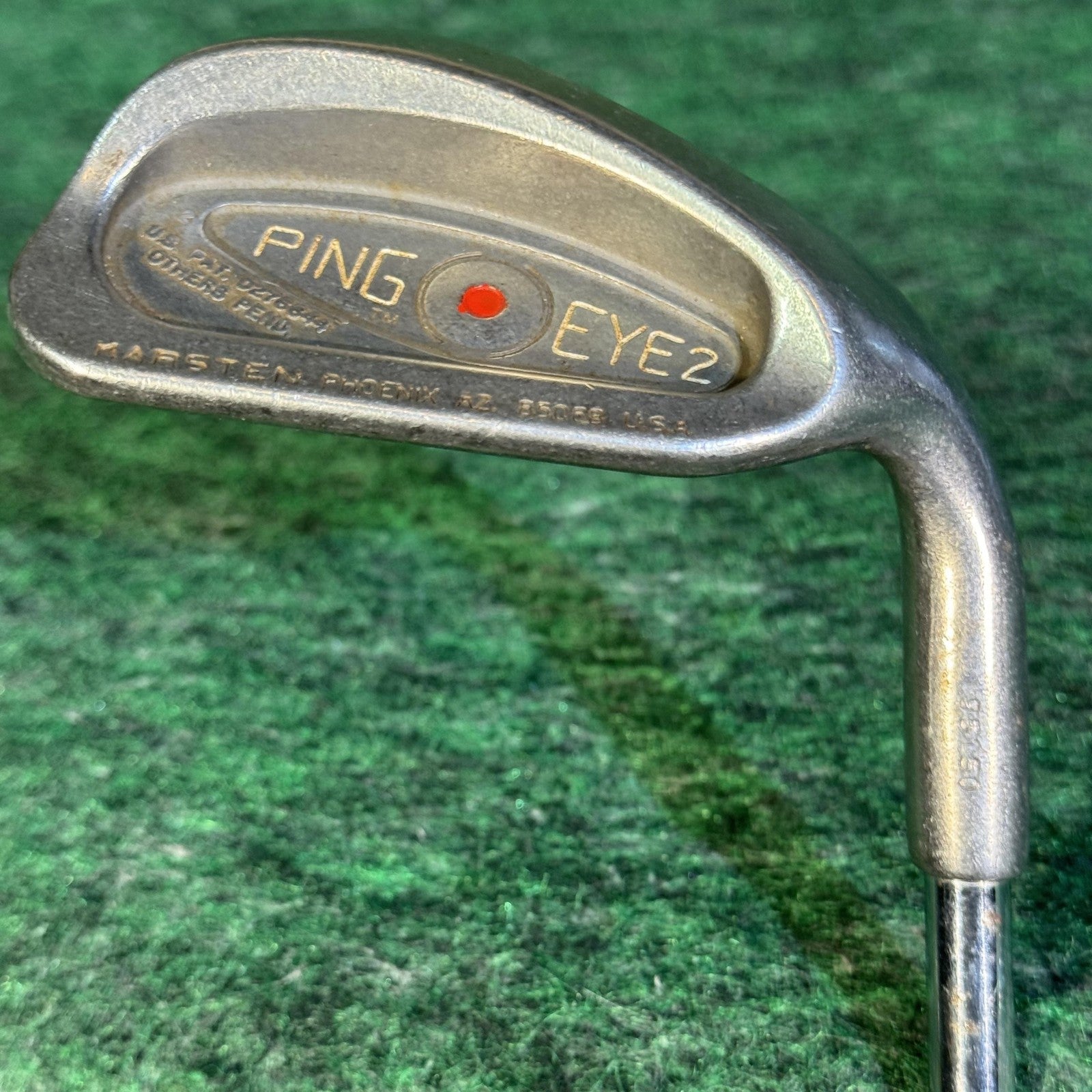 Vintage Ping Eye 2 Iron Set 2-9 W S Mens RH Red Dot ZZ Lite Steel Stiff USA