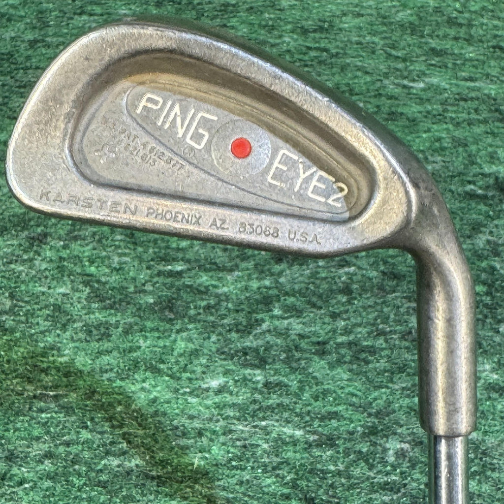 Vintage Ping Eye 2+ Red Dot 4 Iron Golf Club KT Steel Shaft Karsten USA Phoenix