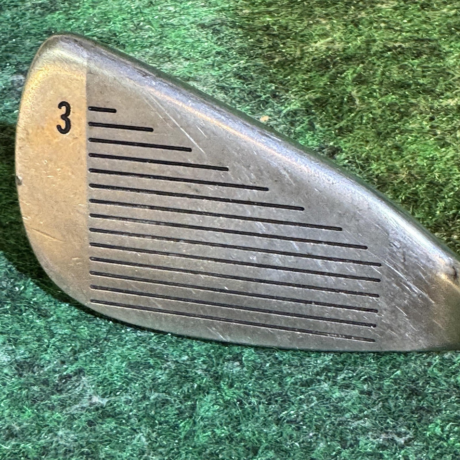 Vintage Mitsushiba Shadow Iron Golf Club Set 3-9, P Steel Shaft Mixed Grips